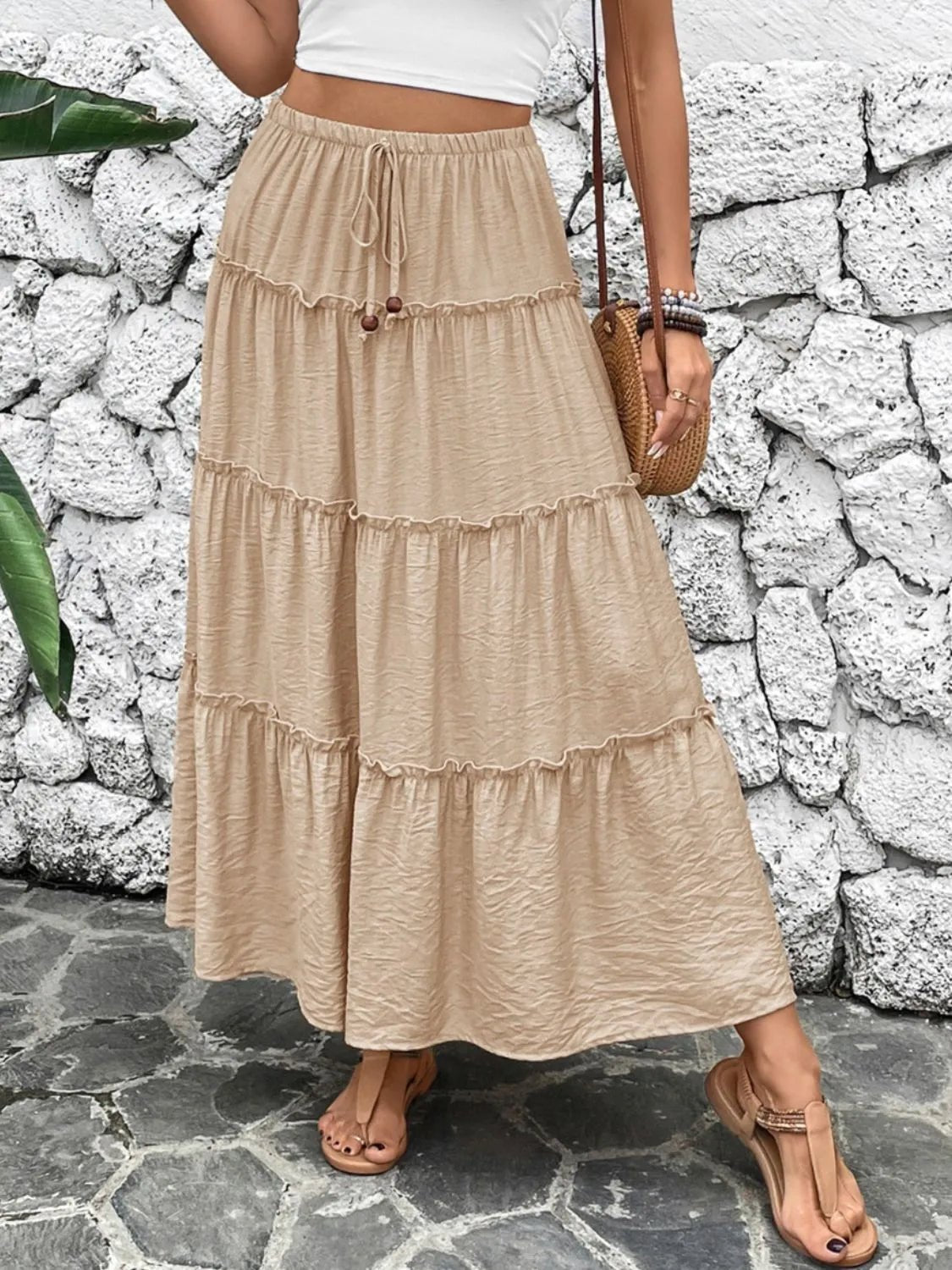 Frill Tiered Skirt - MAD RUFFI