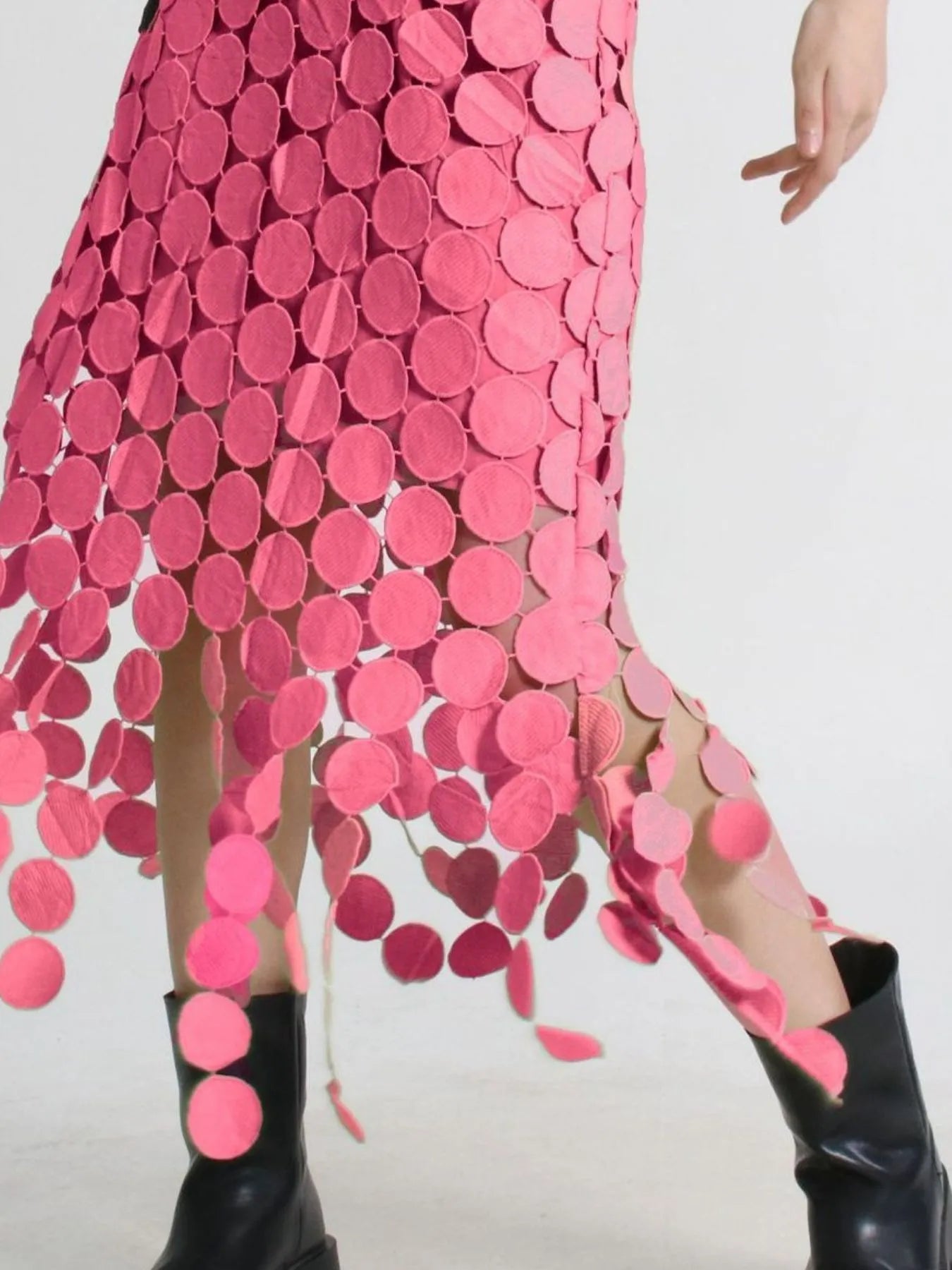 Fringe Midi Skirt - MAD RUFFI