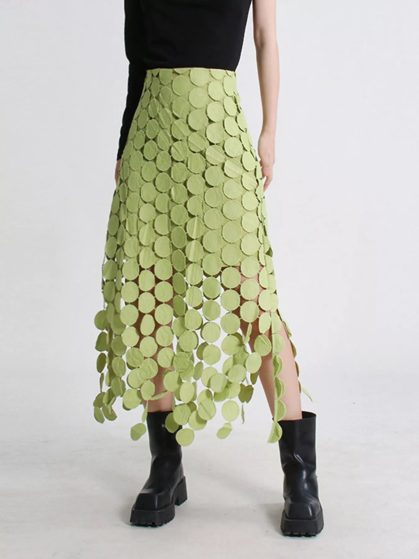 Fringe Midi Skirt - MAD RUFFI