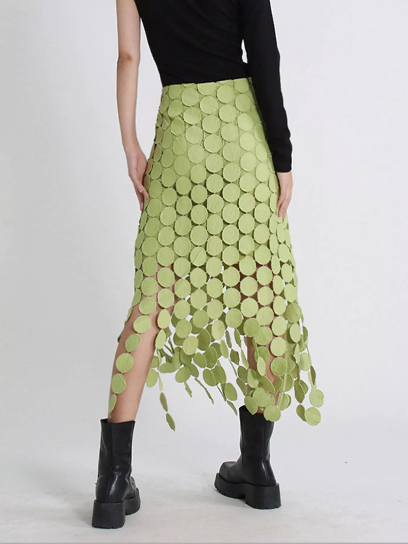 Fringe Midi Skirt - MAD RUFFI