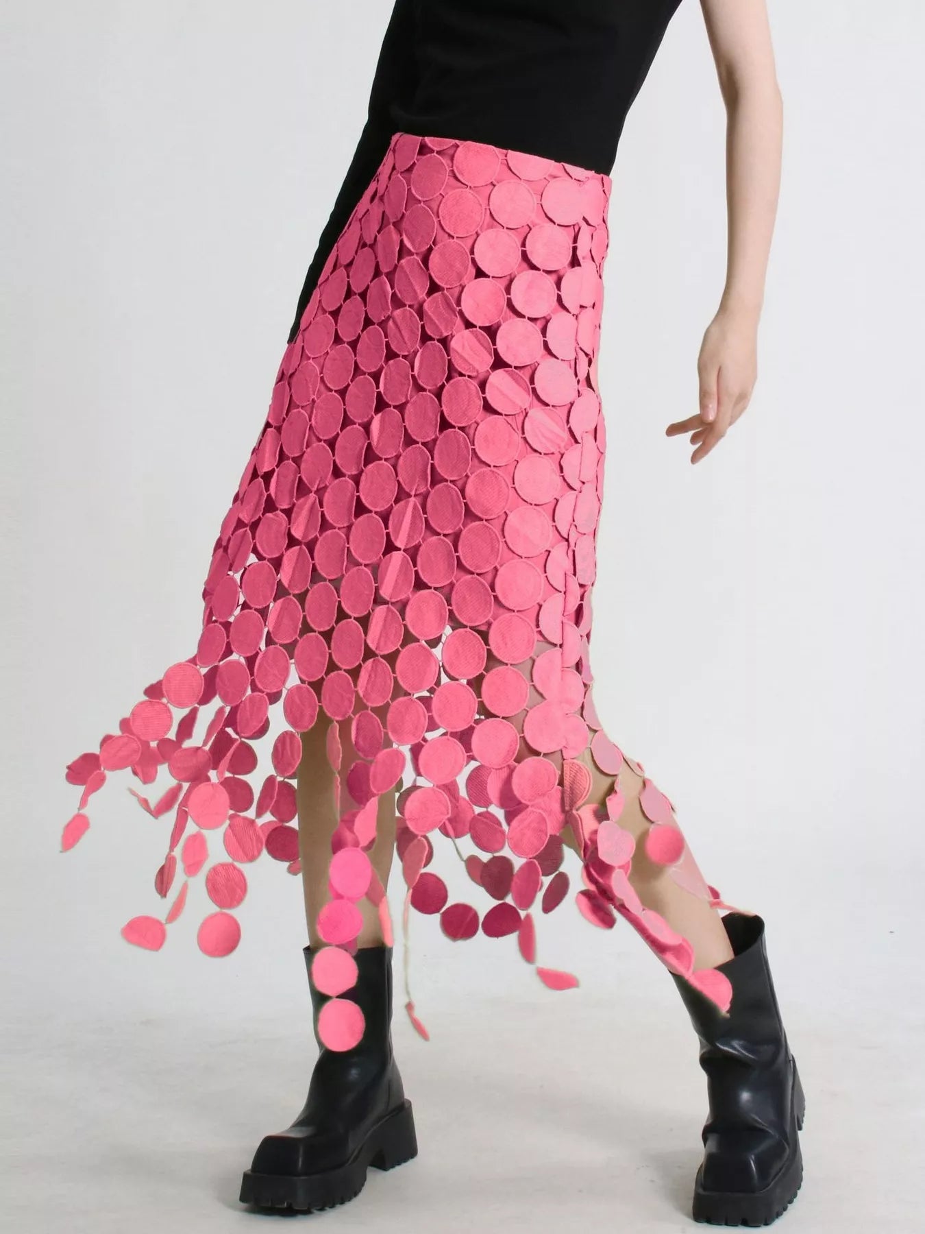 Fringe Midi Skirt - MAD RUFFI