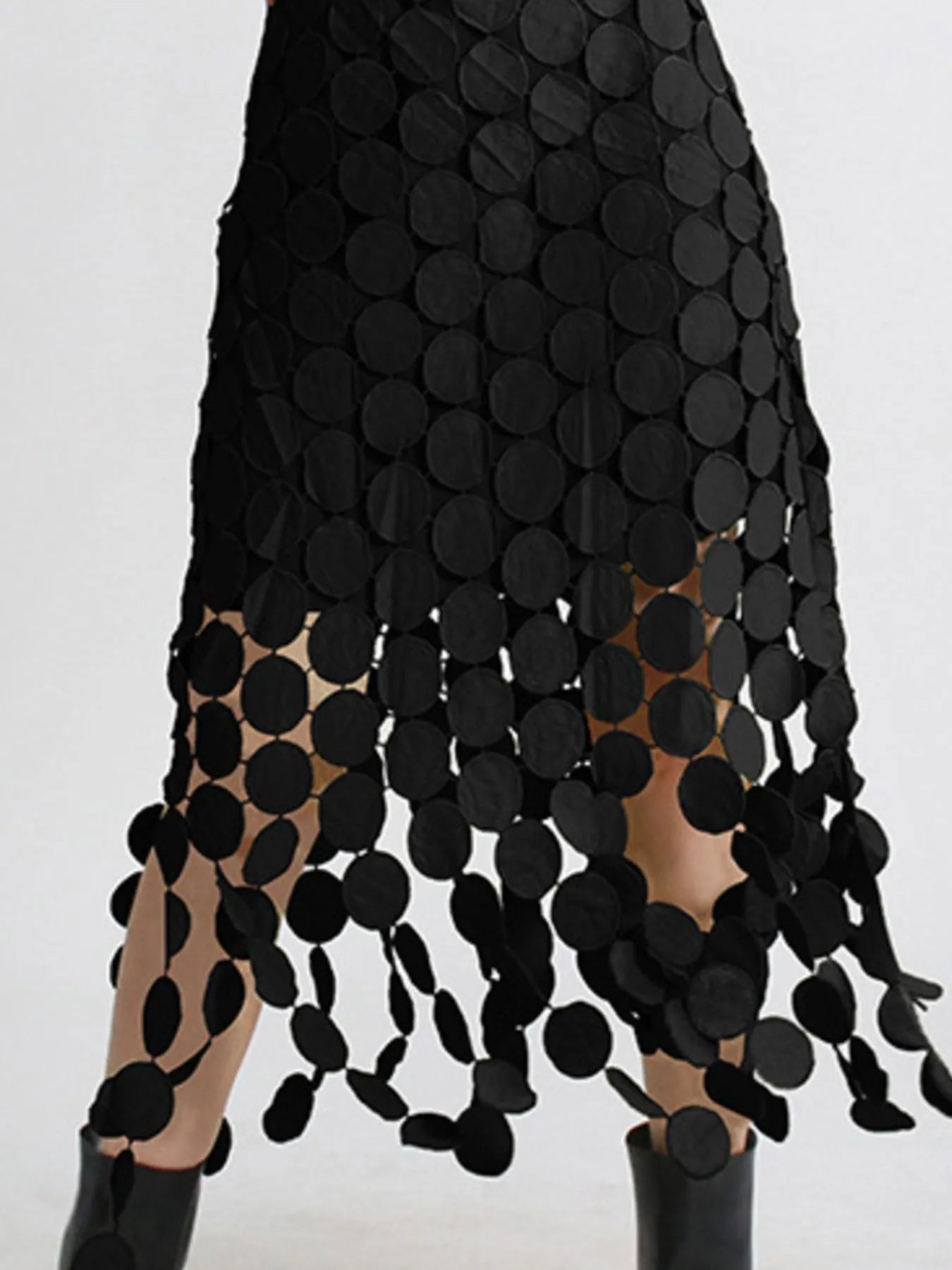 Fringe Midi Skirt - MAD RUFFI