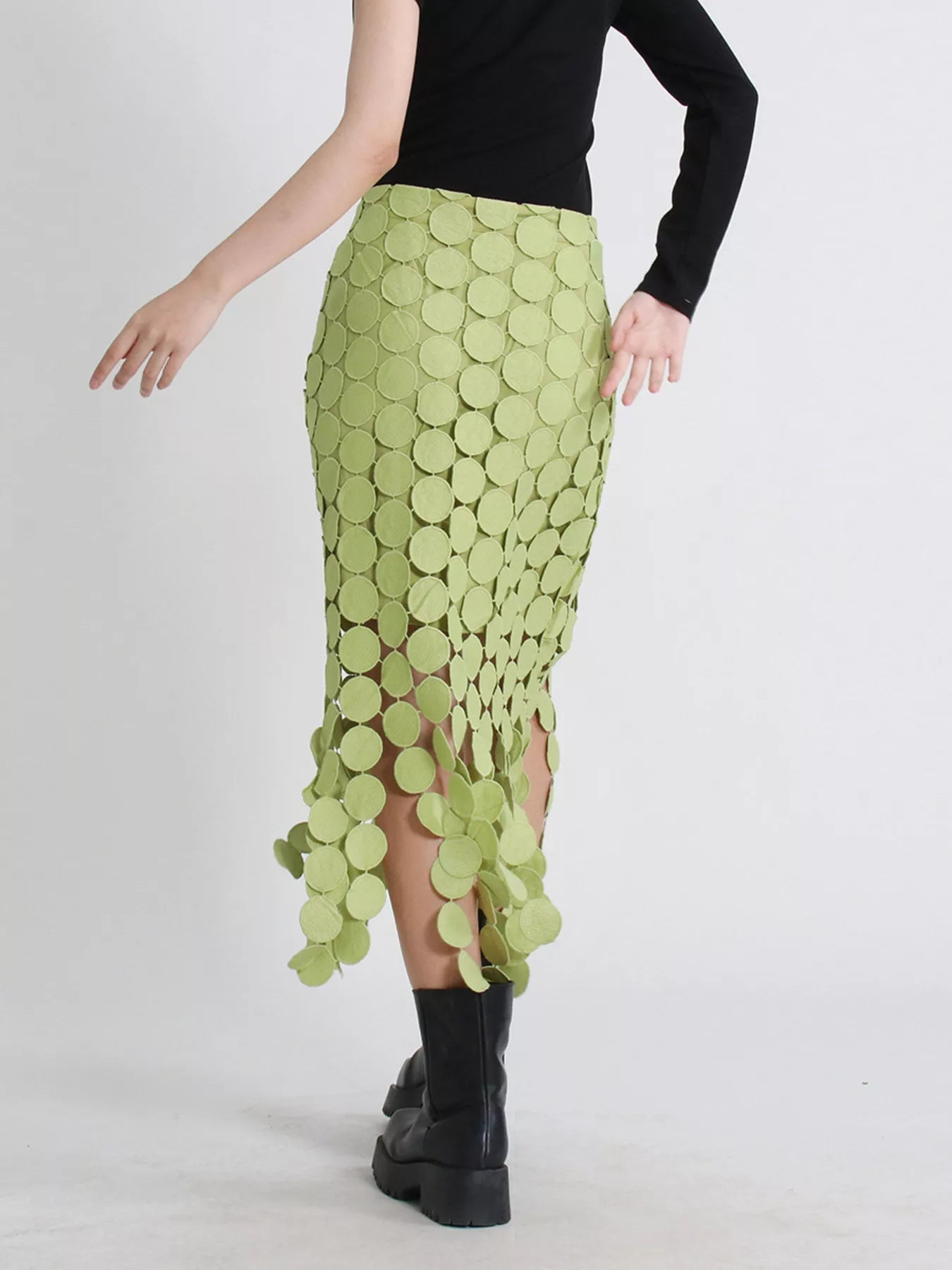 Fringe Midi Skirt - MAD RUFFI