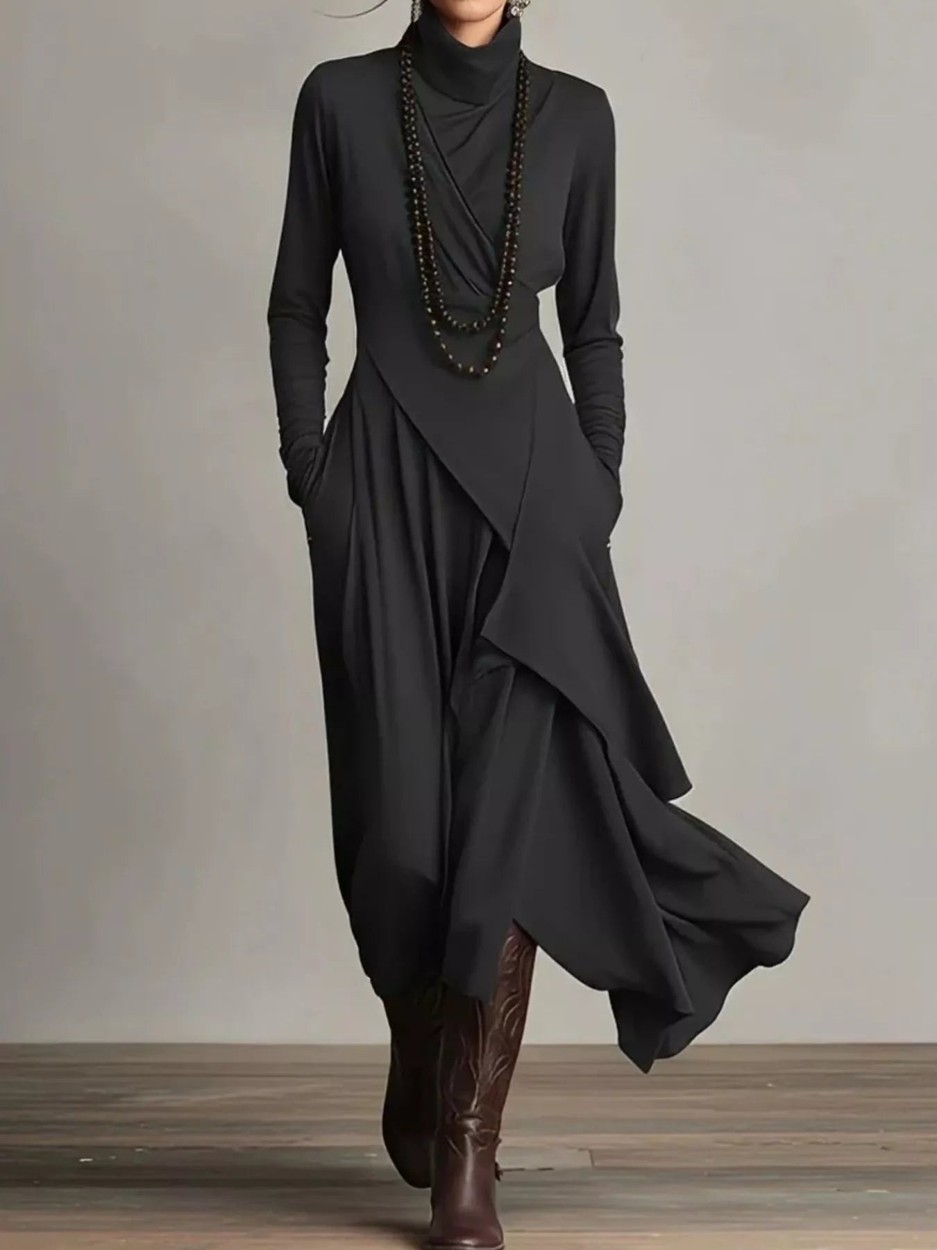 black turtleneck dress plus size Full Asymmetrical Hem Size Lulus | White Backless PROMO_OK_GBP 5 feet 10 inches Size:Custom (0-12 US, 32-44 EU)
