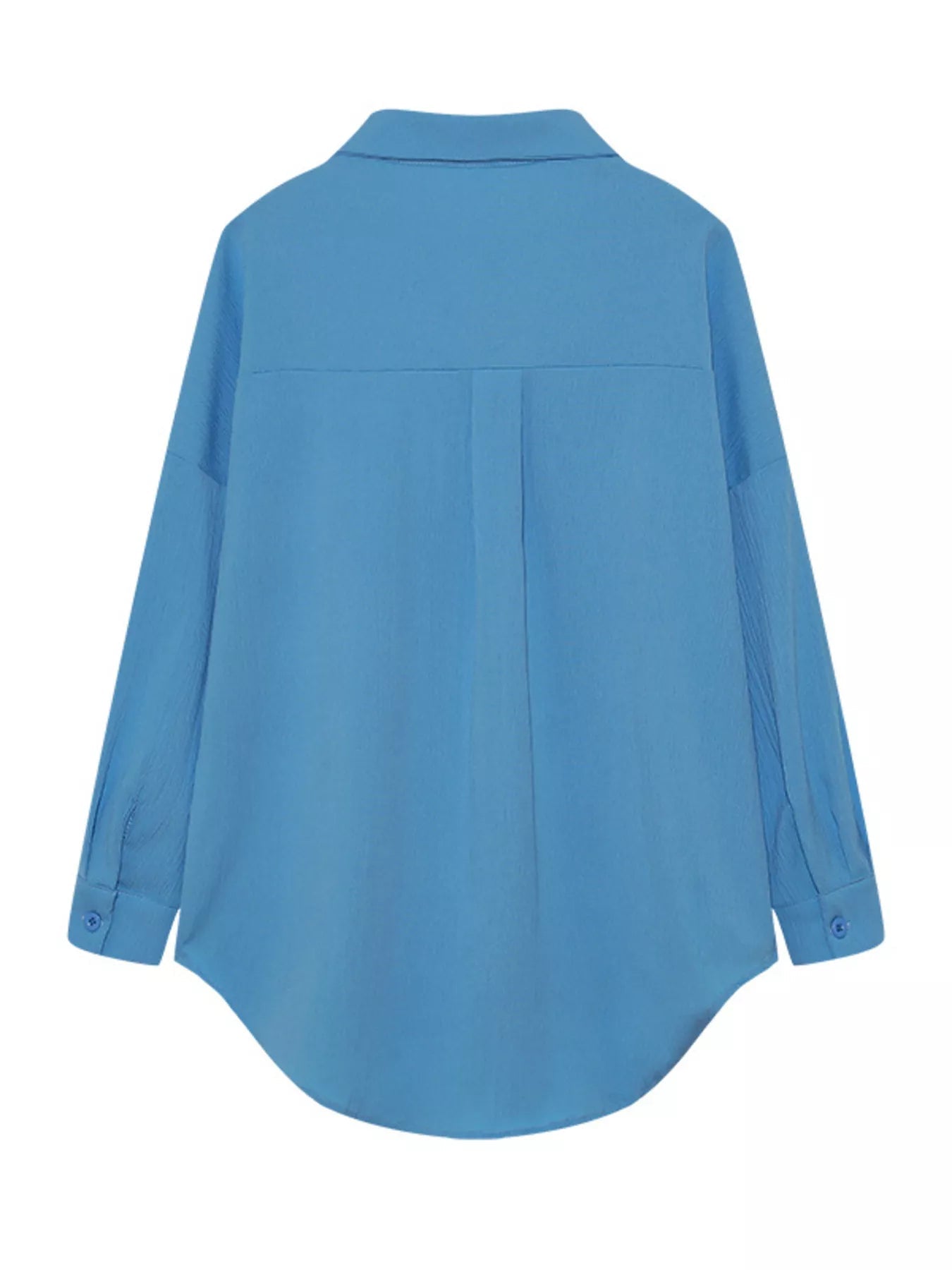 Full Size Button Up Shirt and Pants Set Plus Size - MAD RUFFI