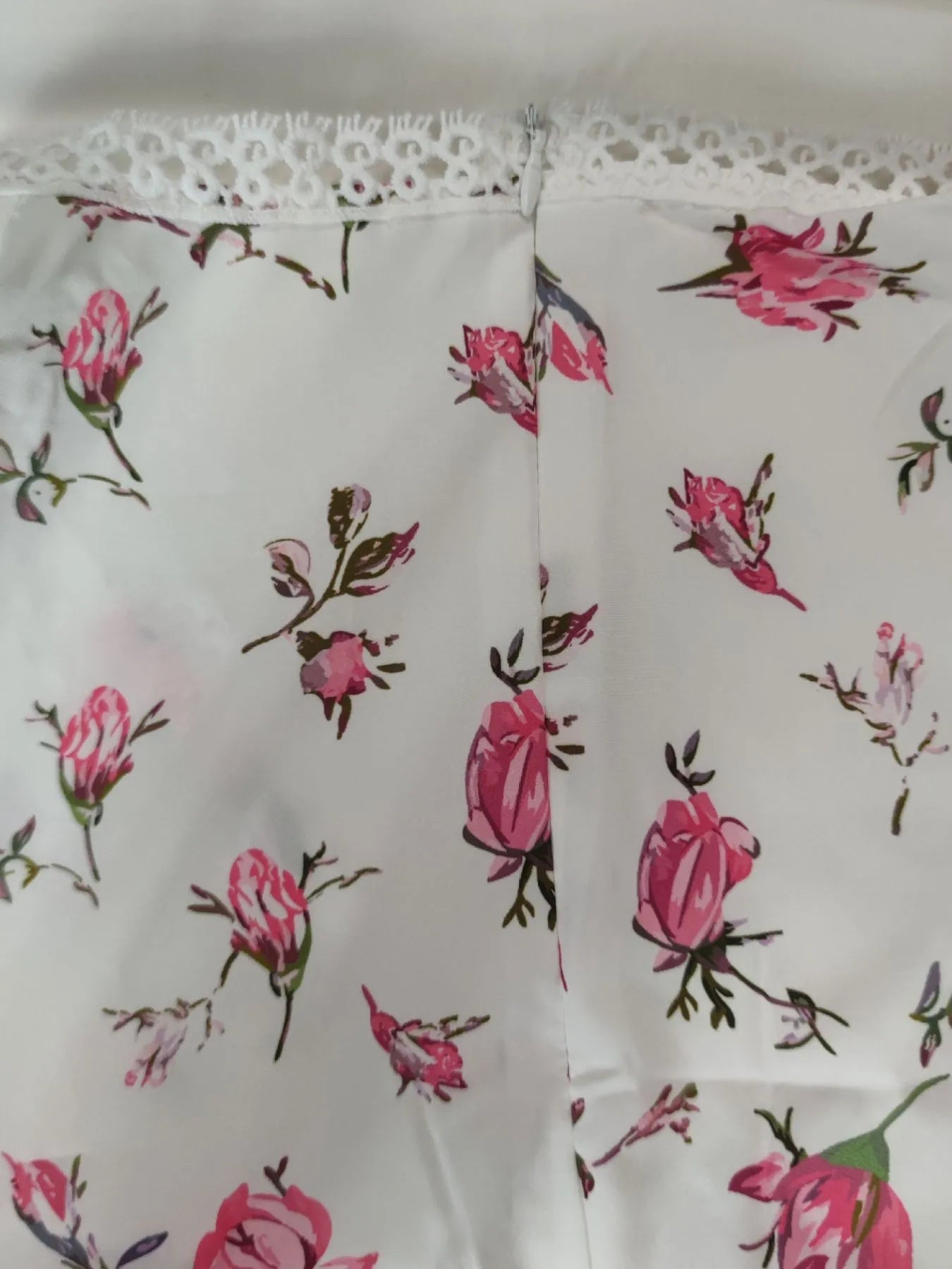 Full Size Floral V - Neck Long Sleeve Mini Dress Plus Size - MAD RUFFI