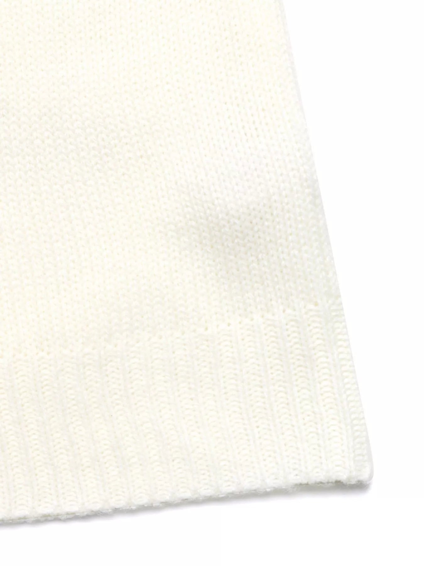 Geometric Round Neck Long Sleeve Sweater - MAD RUFFI