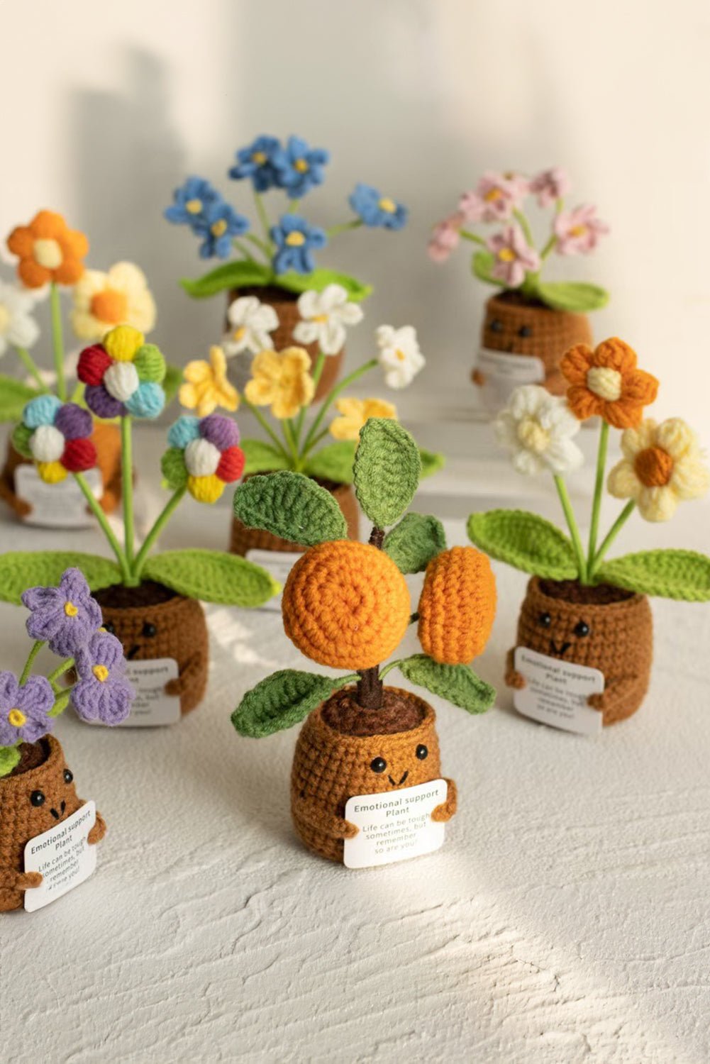 Ginger Cute Gift Crochet Sunflower Pot - MAD RUFFI