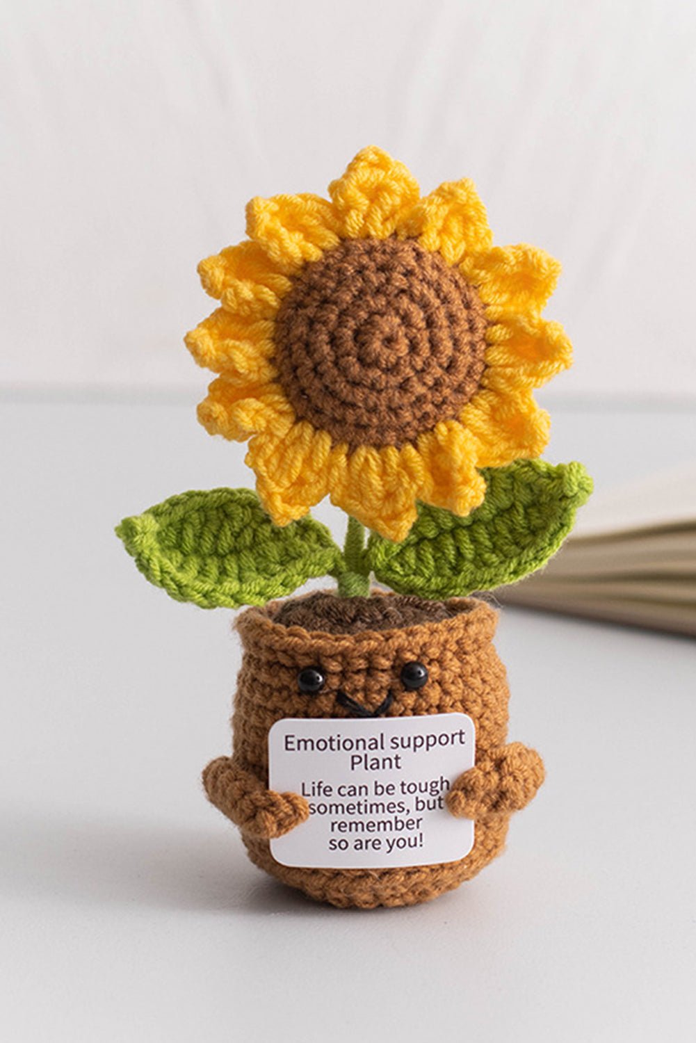 Ginger Cute Gift Crochet Sunflower Pot - MAD RUFFI