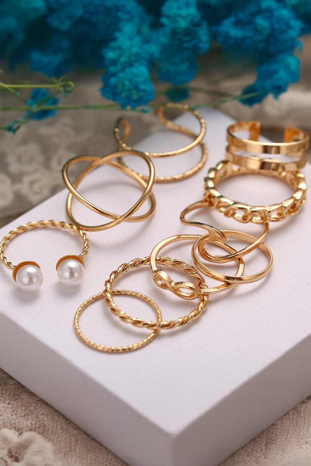 Gold Fashion Knuckle Ring set - MAD RUFFI