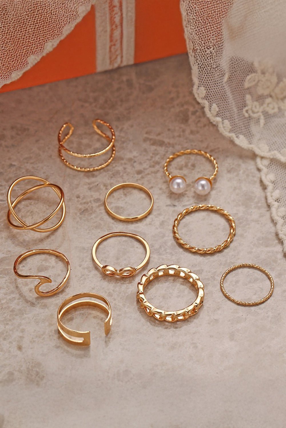 Gold Fashion Knuckle Ring set - MAD RUFFI