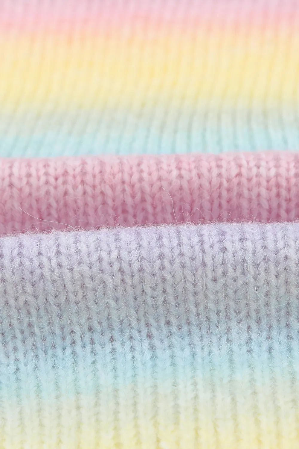 Gradient Open Front Drop Shoulder Cardigan - MAD RUFFI