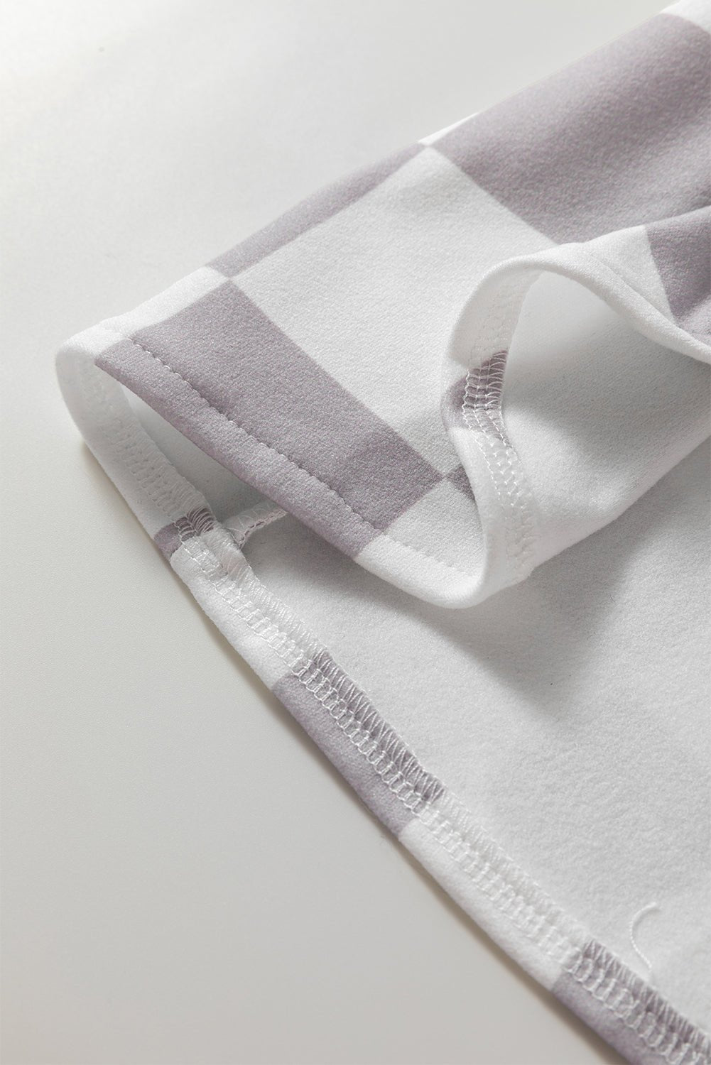 Green Checkerboard Flap Pocket Button Front Shacket - MAD RUFFI