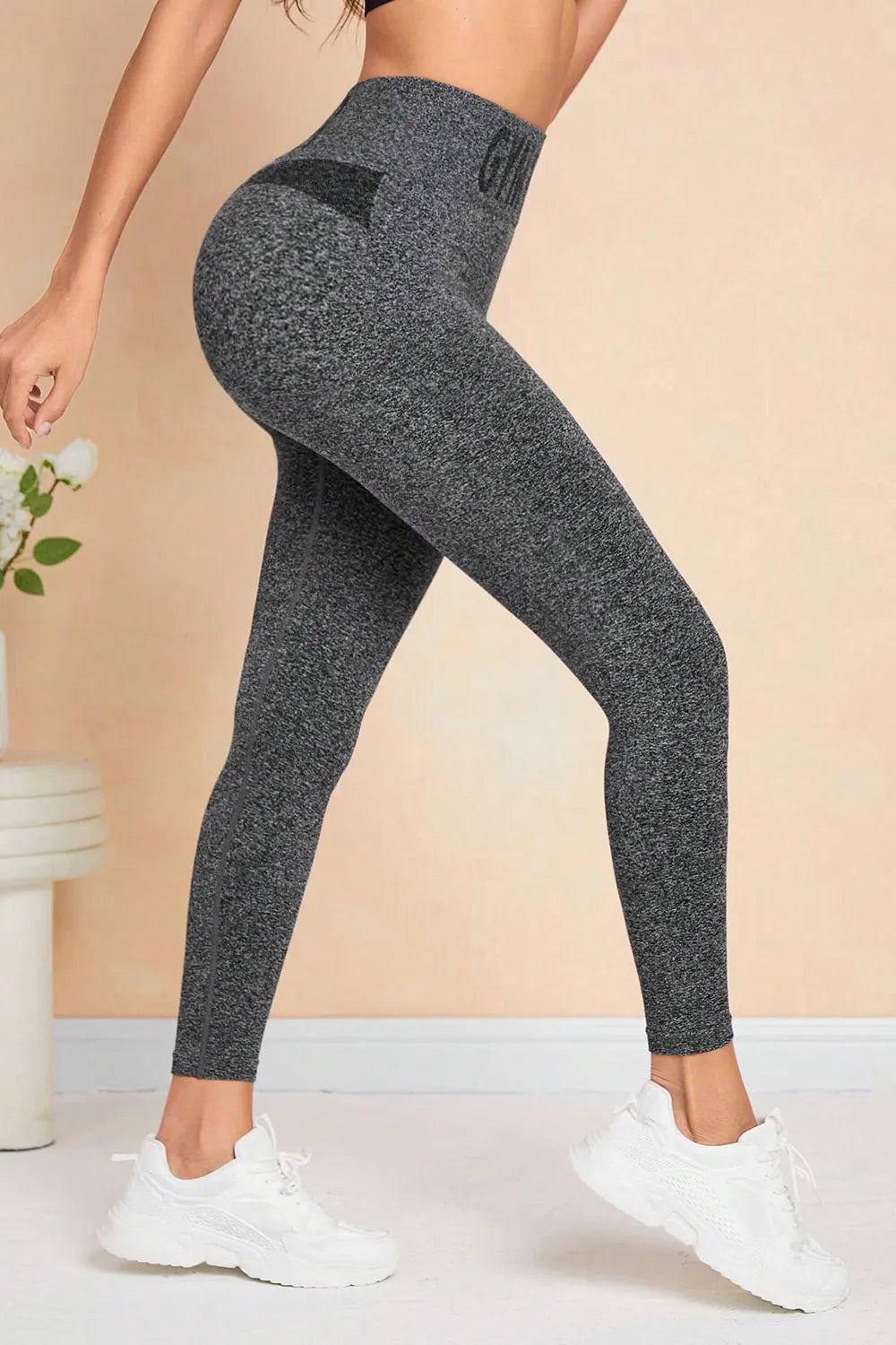GYM WEAR High Waist Active Leggings - MAD RUFFI