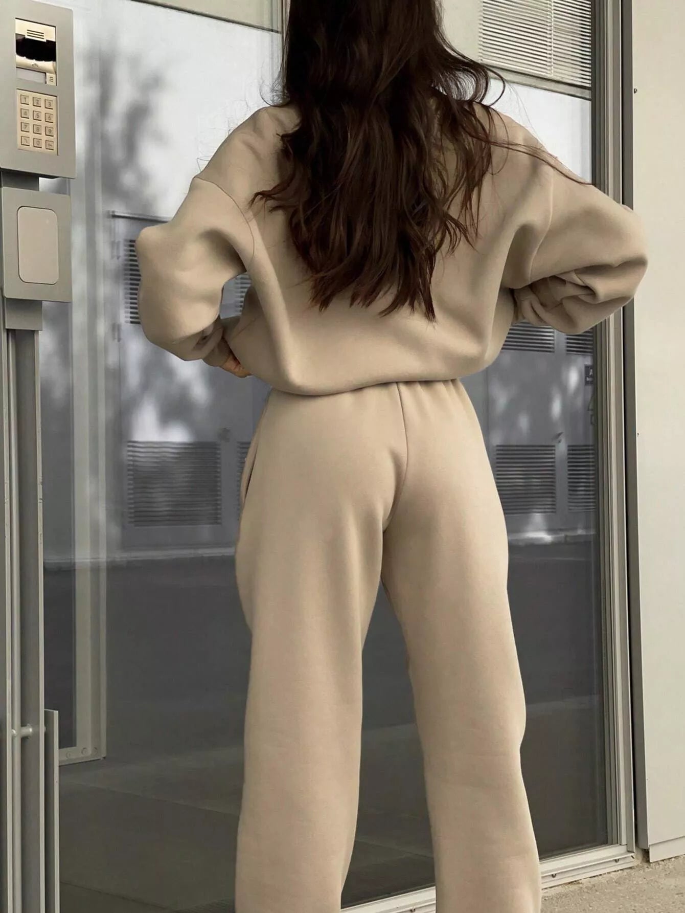 Half Zip Sweatshirt and Pants Set - MAD RUFFI