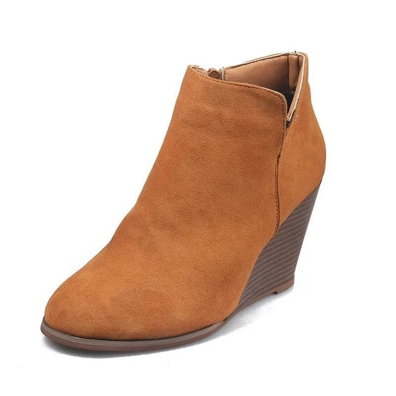High Heel Ankle Boots with Side Zip - MAD RUFFI