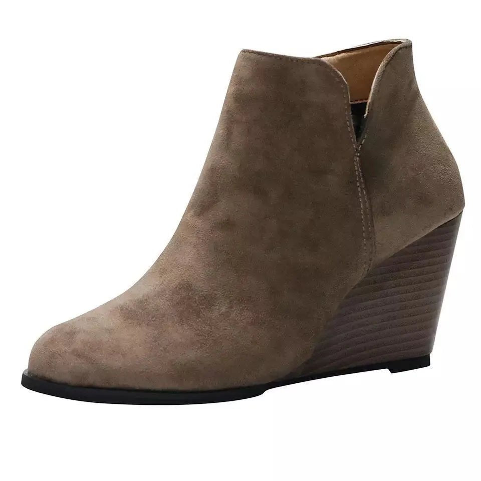 High Heel Ankle Boots with Side Zip - MAD RUFFI