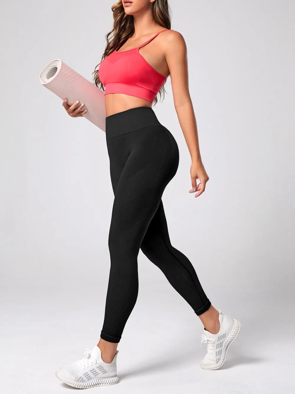 High Waist Active Leggings - MAD RUFFI