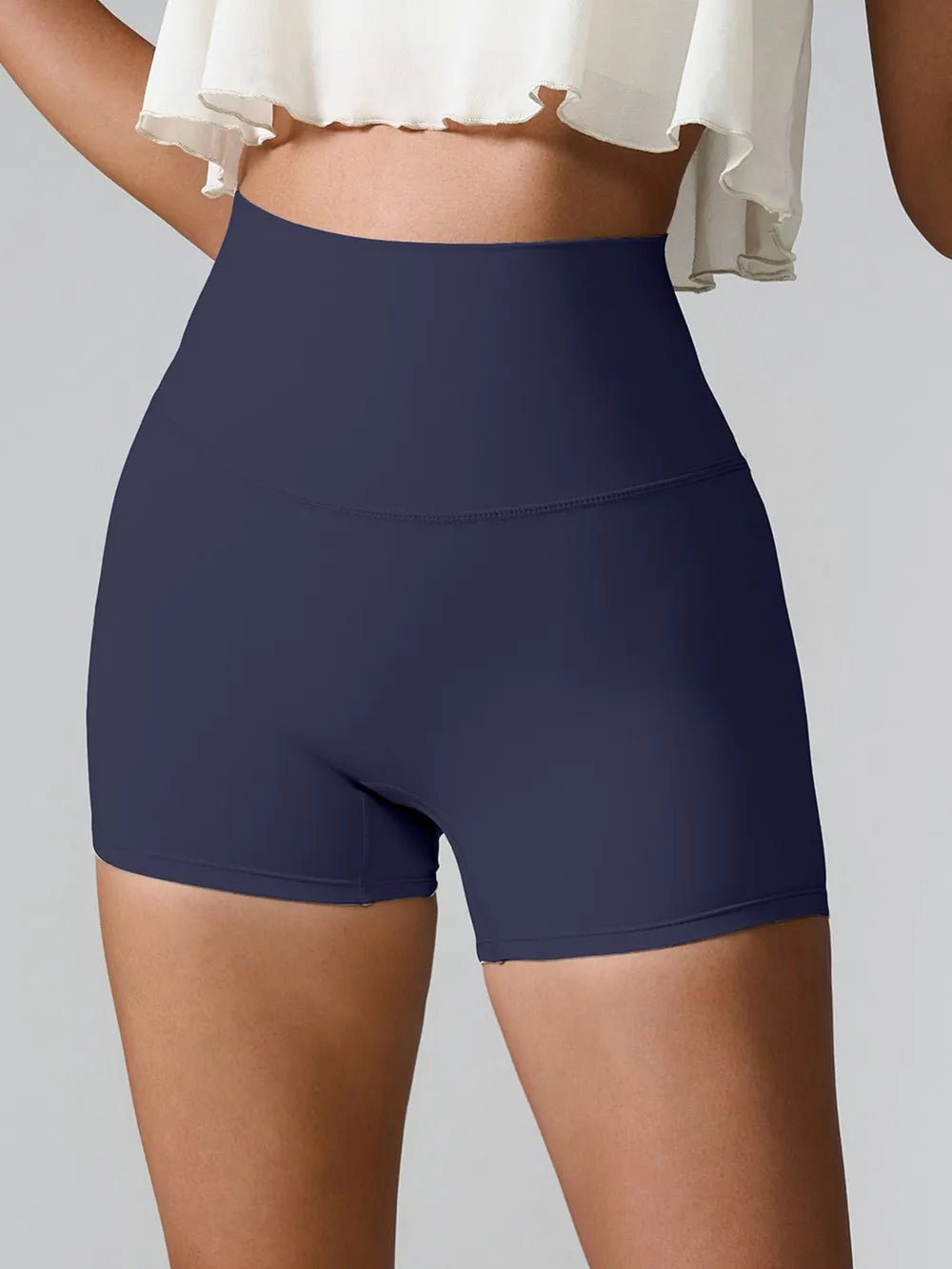 High Waist Active Shorts - MAD RUFFI