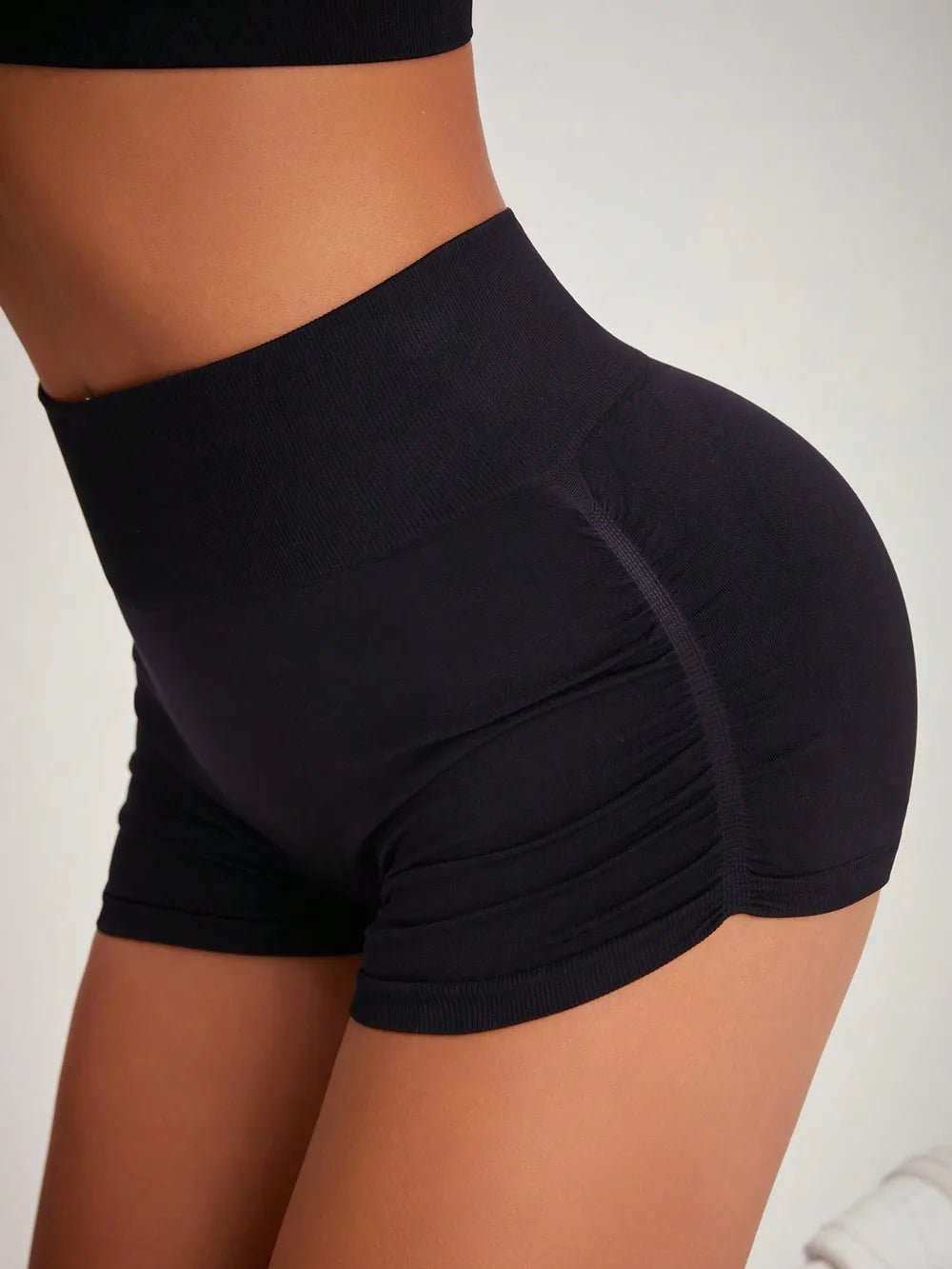 High Waist Active Shorts - MAD RUFFI