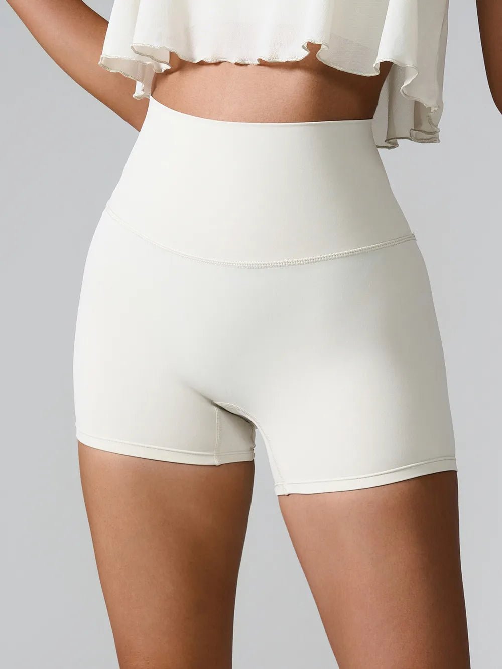 High Waist Active Shorts - MAD RUFFI