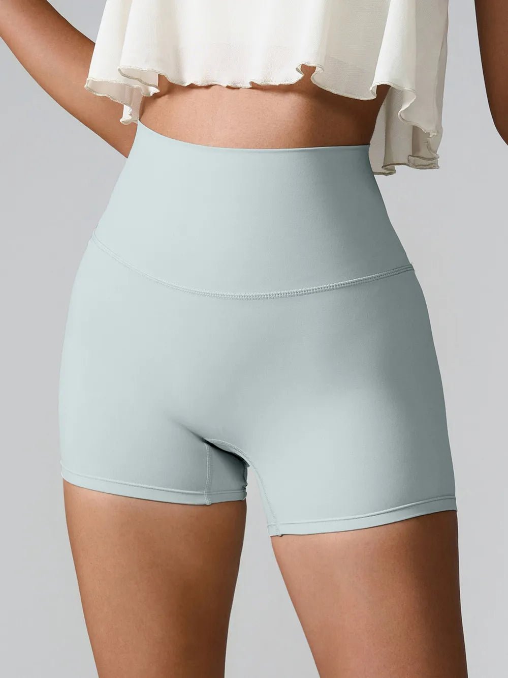 High Waist Active Shorts - MAD RUFFI