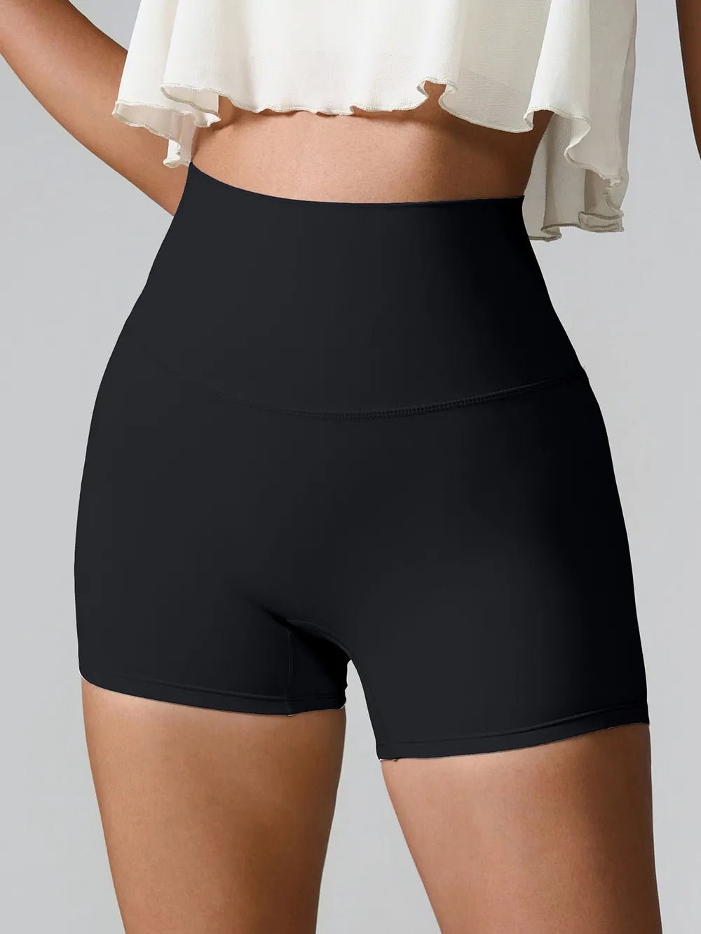 High Waist Active Shorts - MAD RUFFI