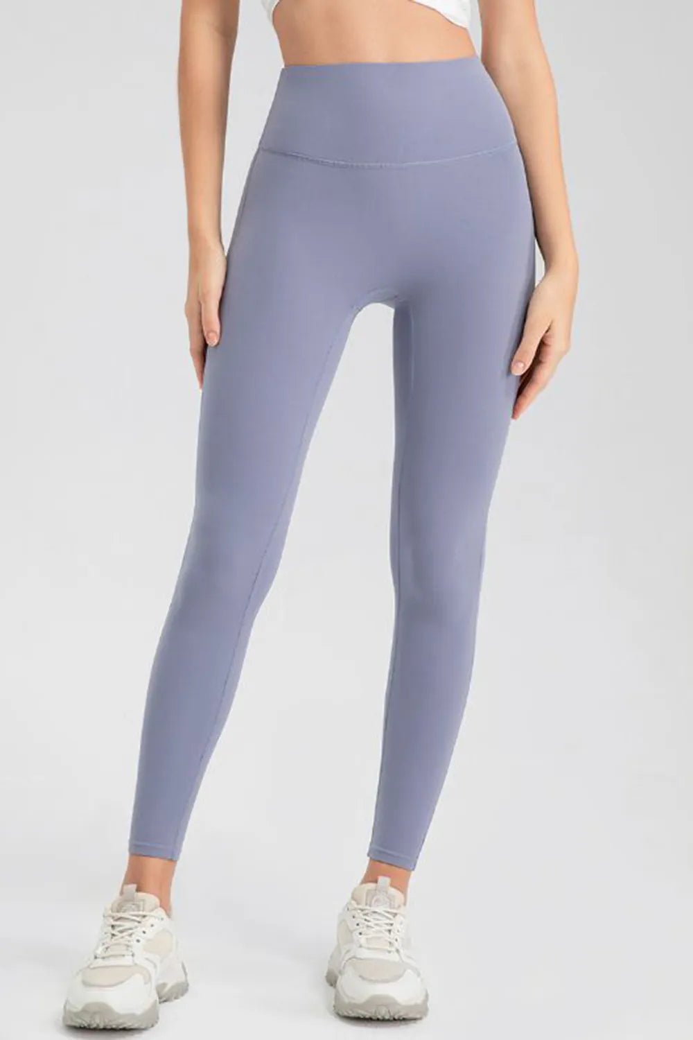 High Waist Skinny Active Pants - MAD RUFFI