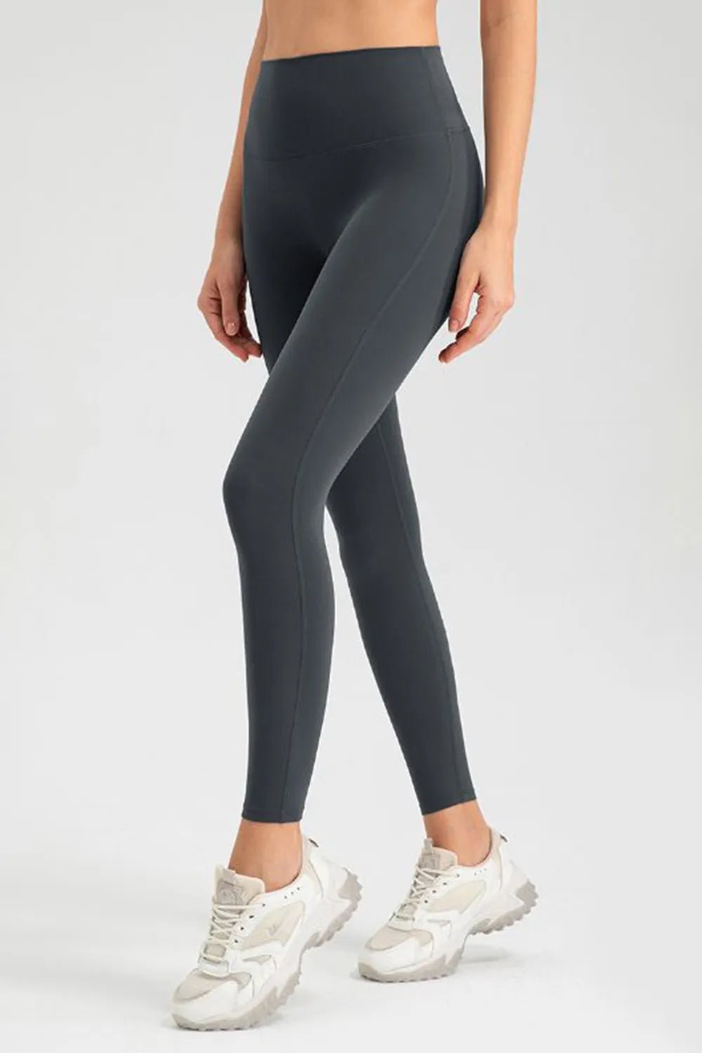 High Waist Skinny Active Pants - MAD RUFFI