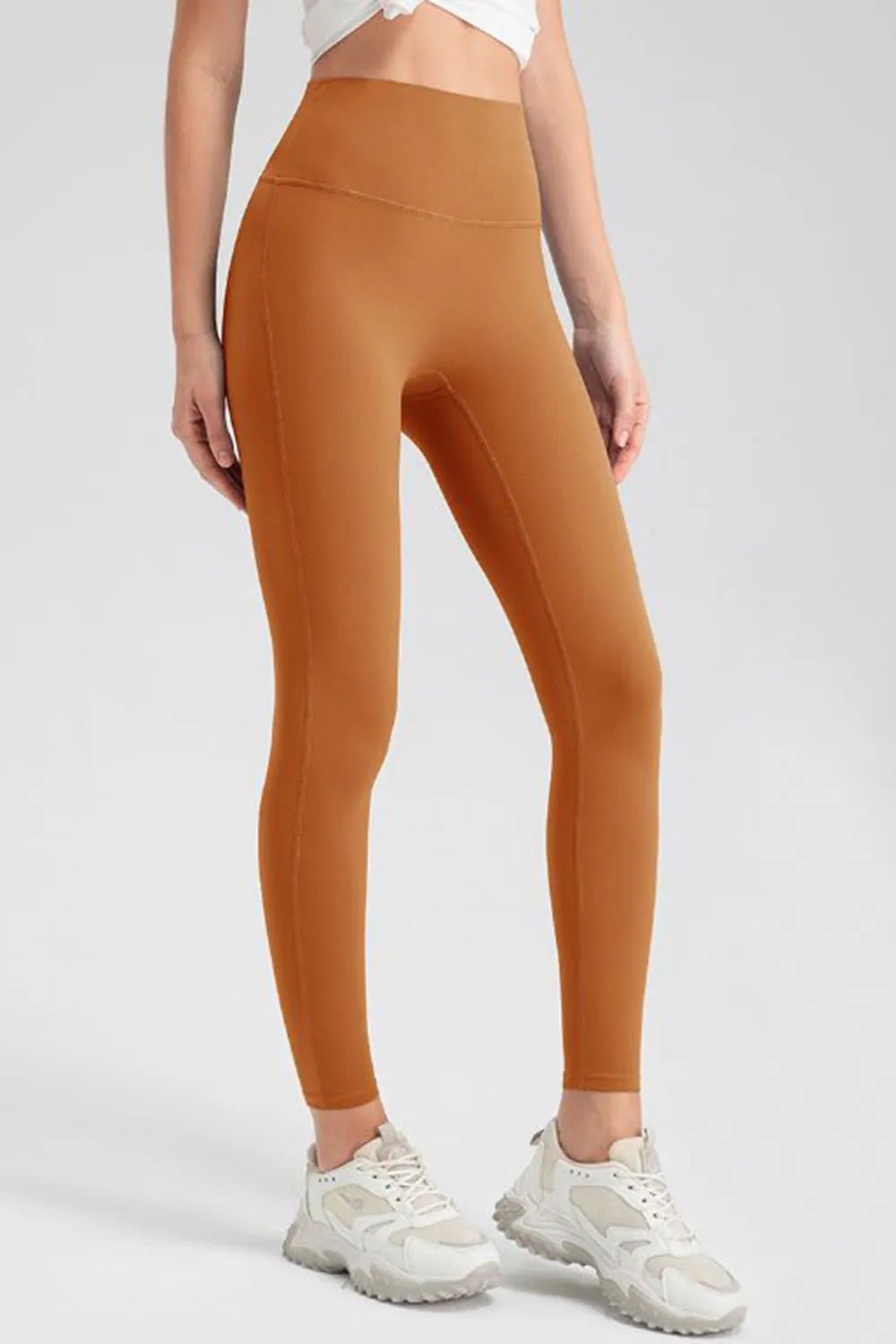 High Waist Skinny Active Pants - MAD RUFFI