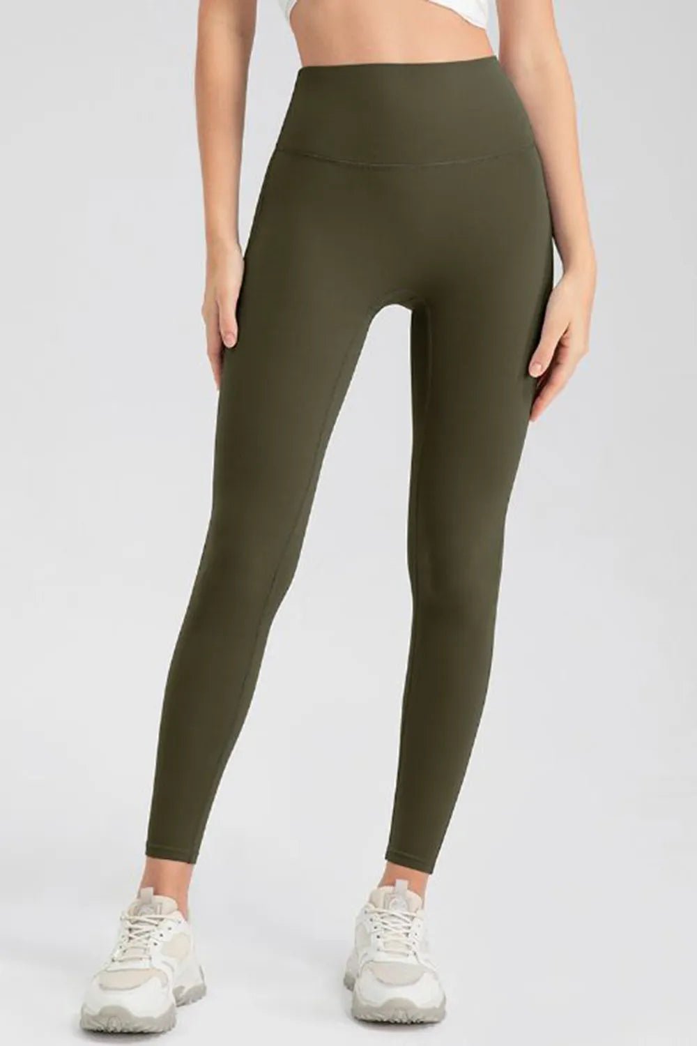 High Waist Skinny Active Pants - MAD RUFFI