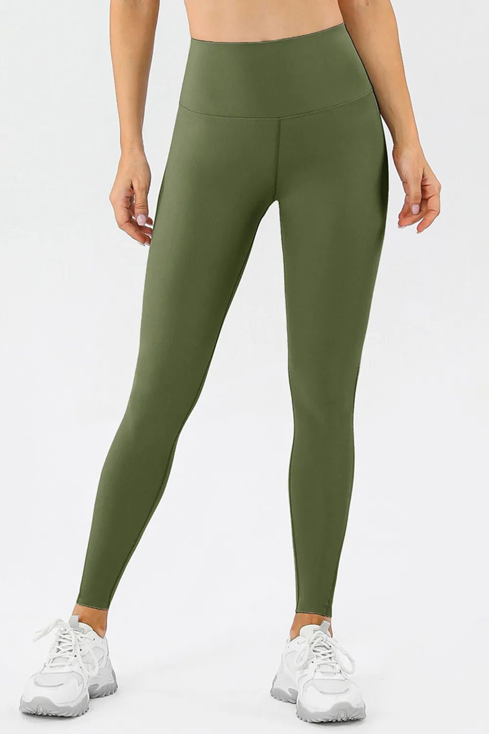 High Waist Skinny Active Pants - MAD RUFFI