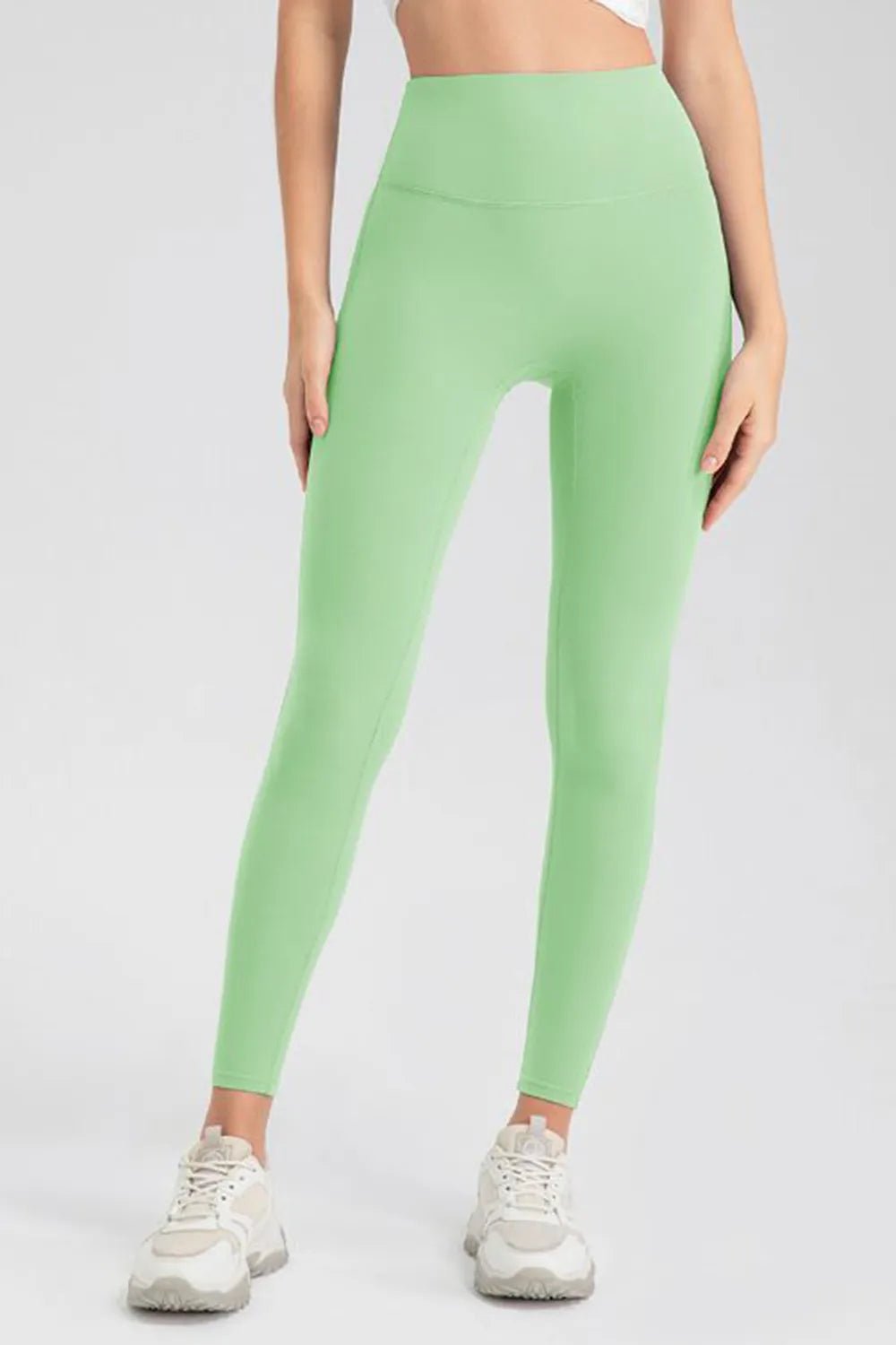 High Waist Skinny Active Pants - MAD RUFFI