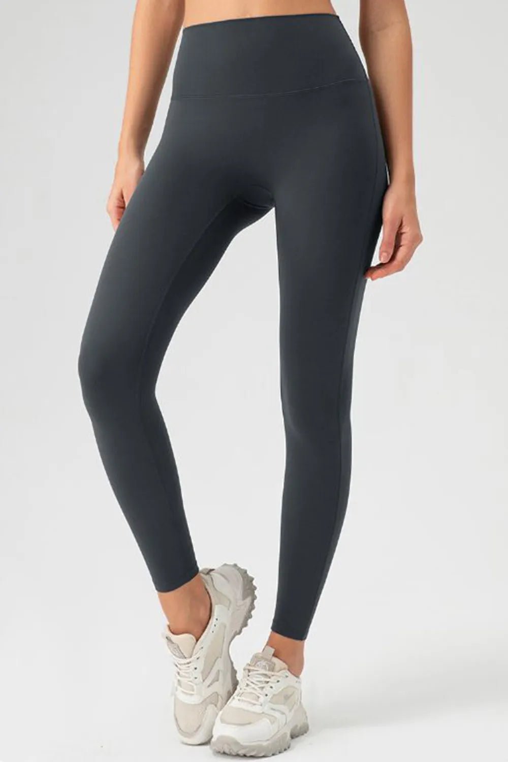 High Waist Skinny Active Pants - MAD RUFFI