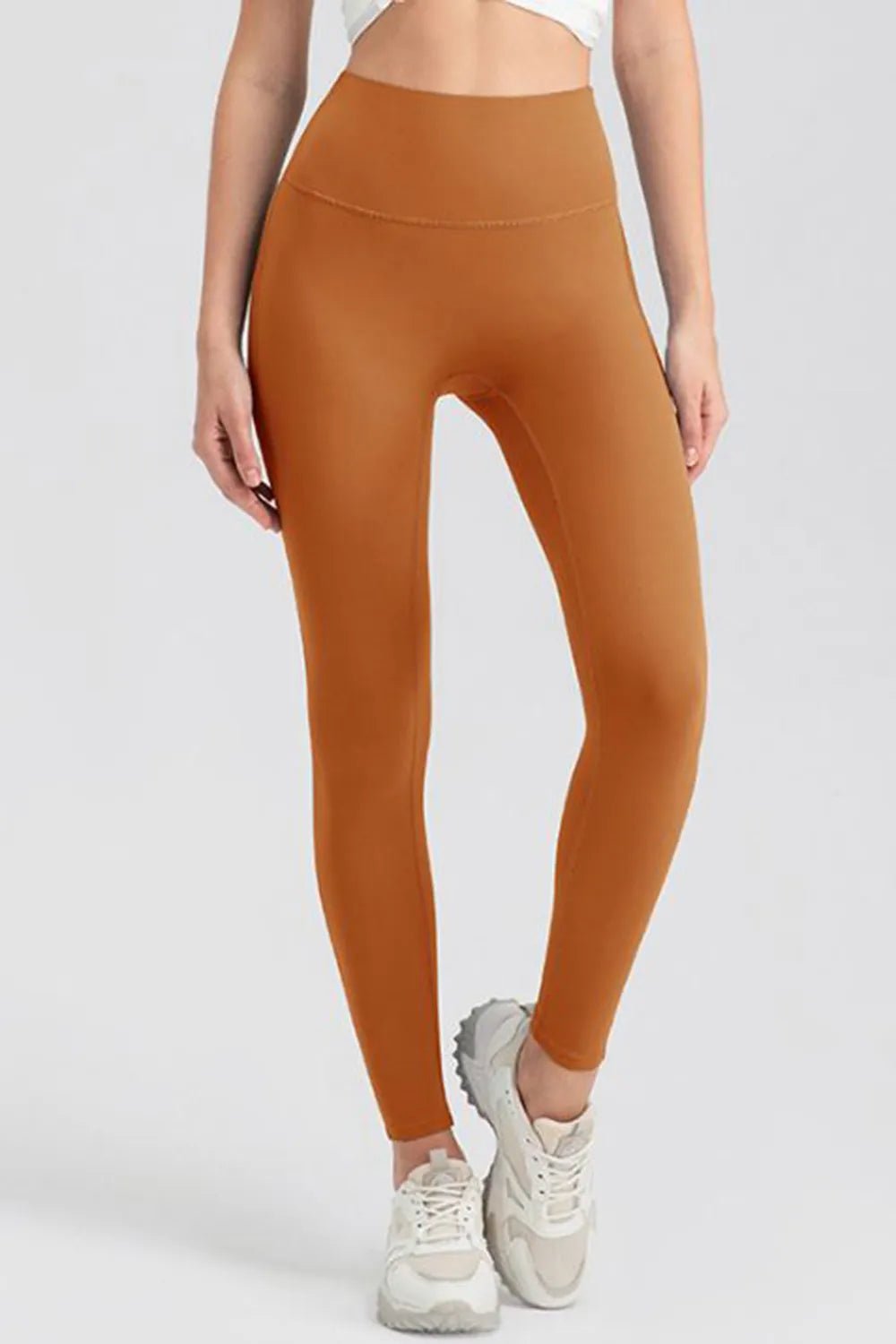 High Waist Skinny Active Pants - MAD RUFFI