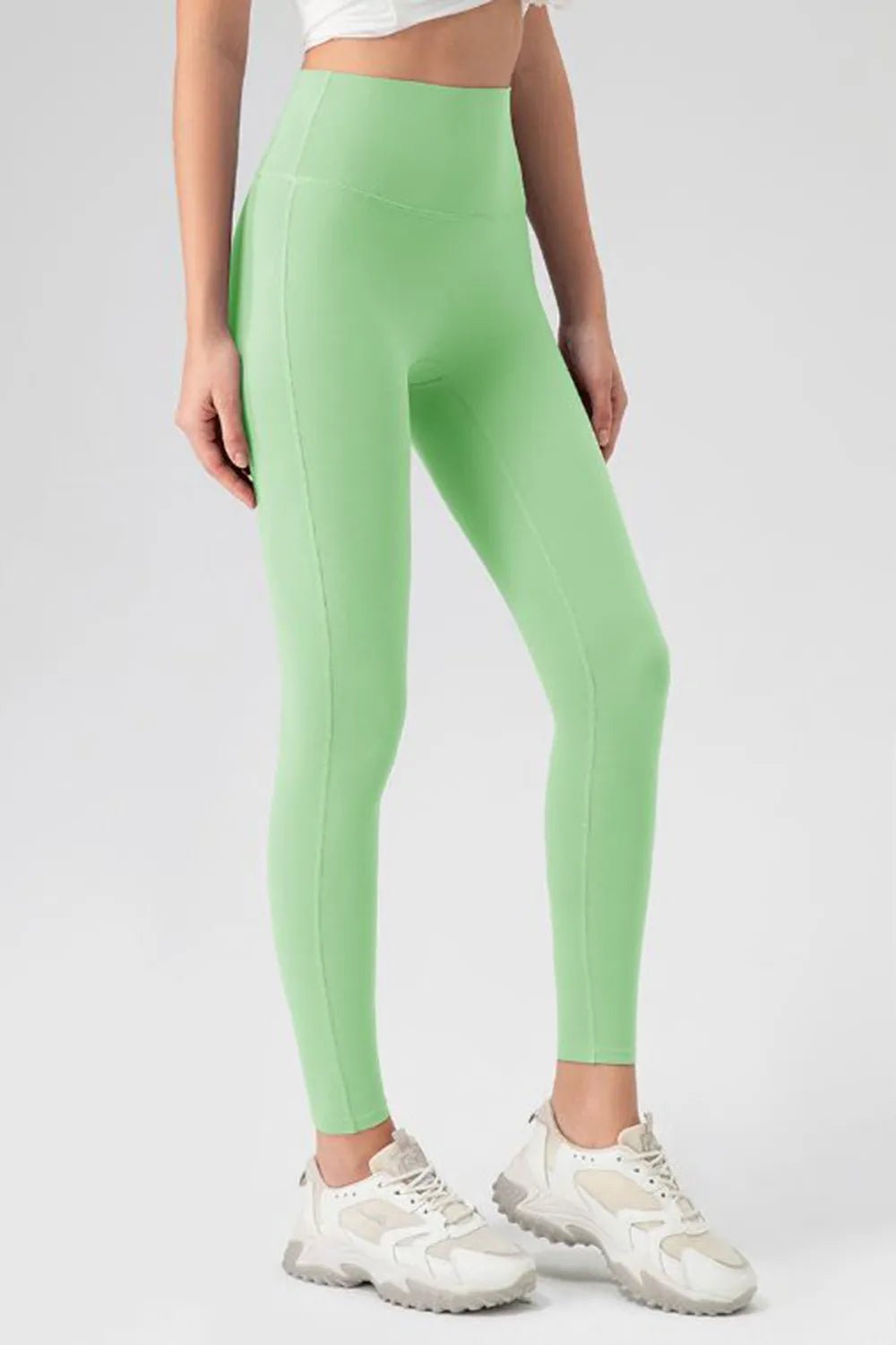 High Waist Skinny Active Pants - MAD RUFFI