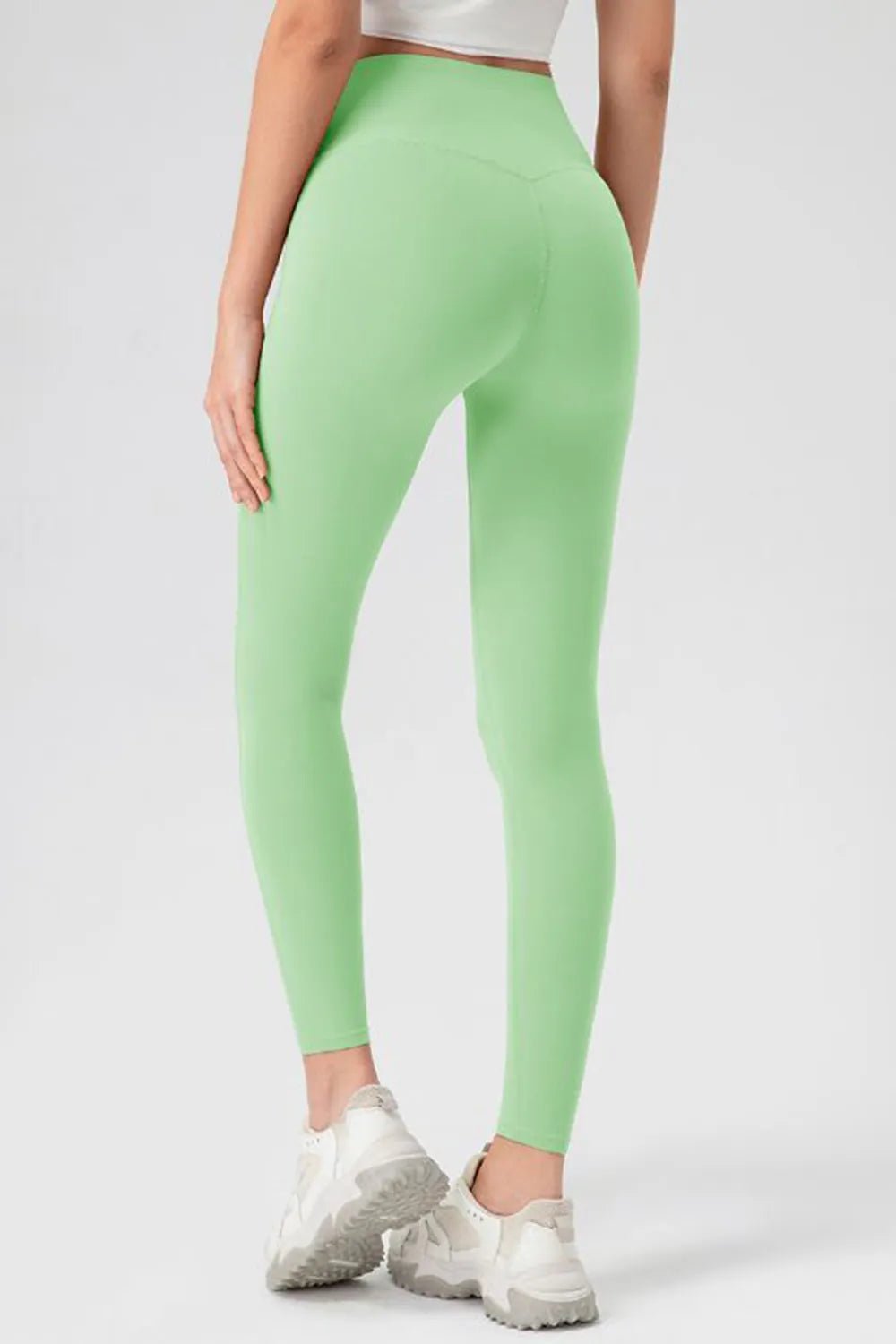 High Waist Skinny Active Pants - MAD RUFFI