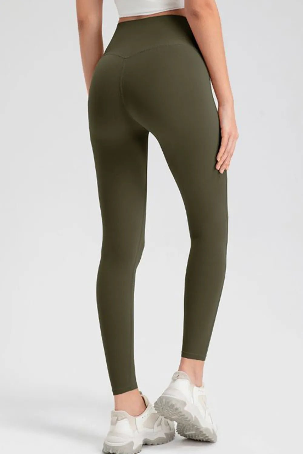 High Waist Skinny Active Pants - MAD RUFFI