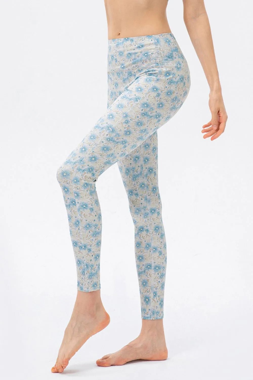 High Waist Skinny Active Pants - MAD RUFFI