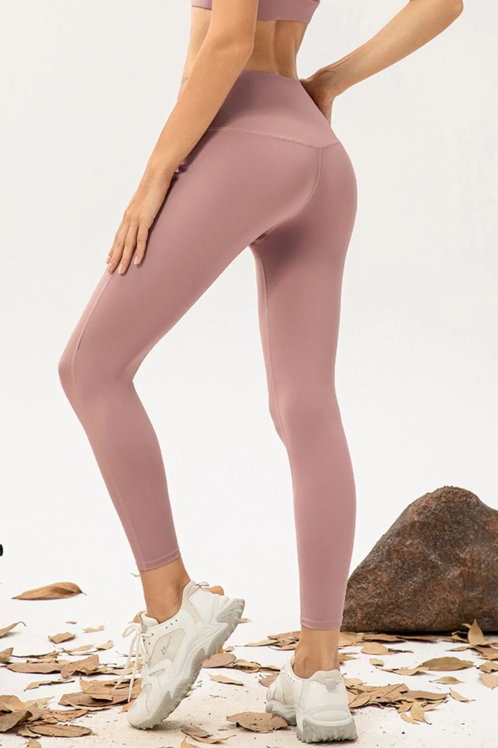 High Waist Skinny Active Pants - MAD RUFFI