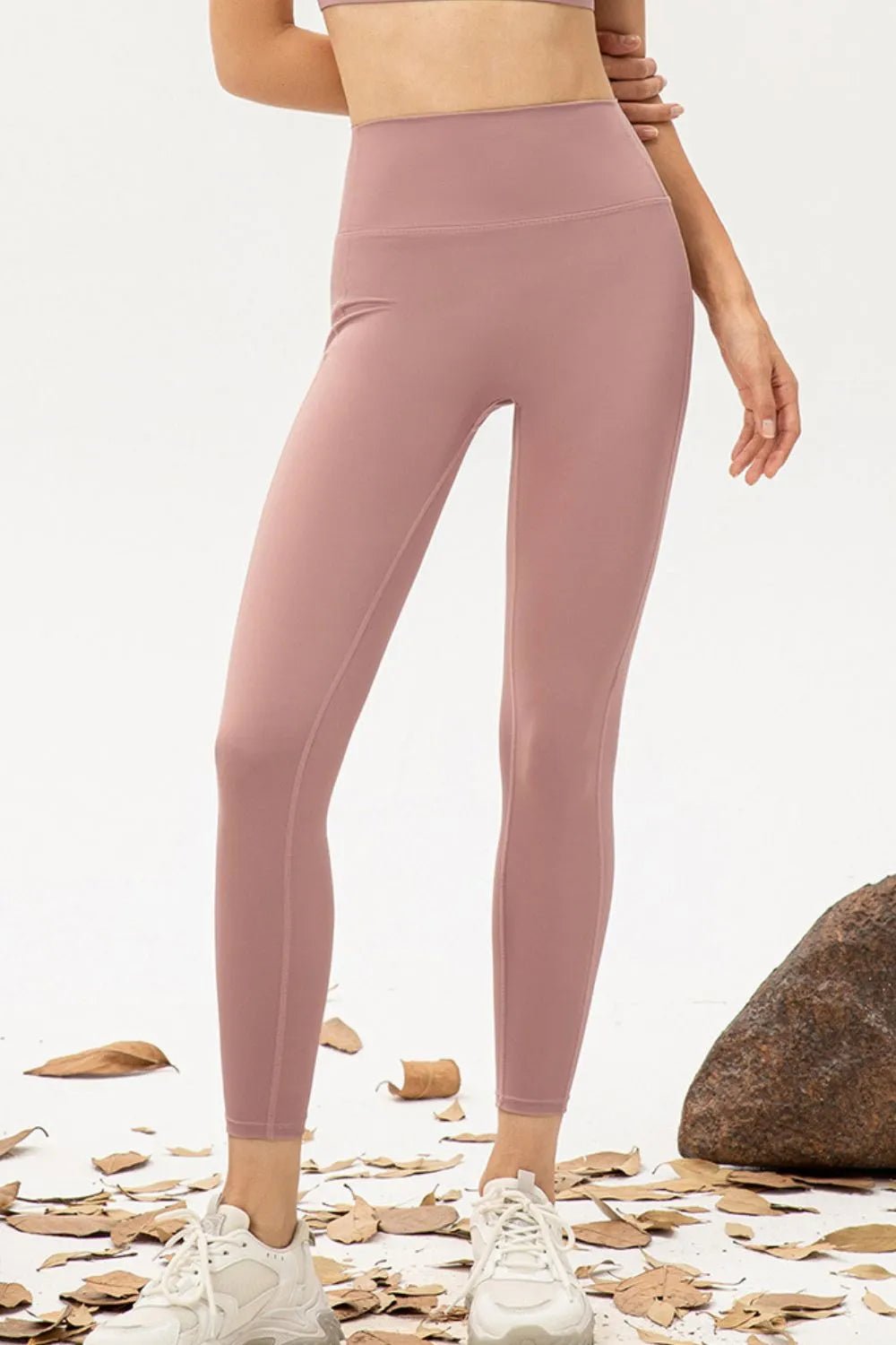 High Waist Skinny Active Pants - MAD RUFFI