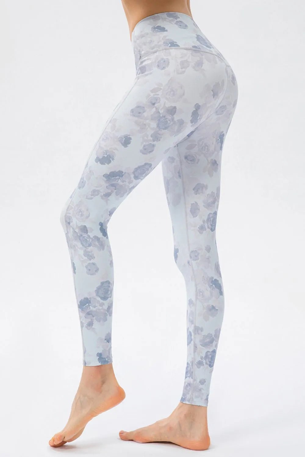 High Waist Skinny Active Pants - MAD RUFFI