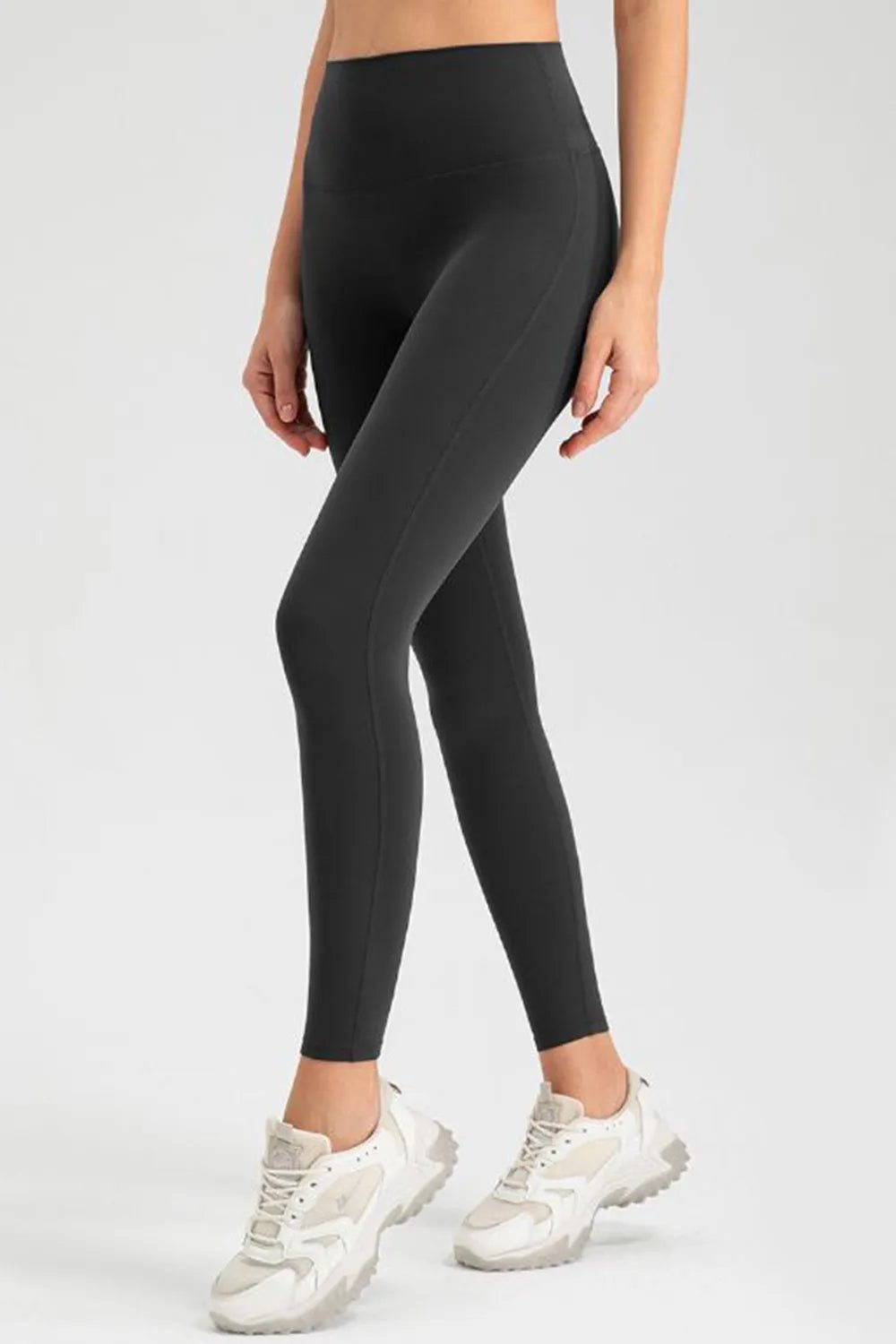High Waist Skinny Active Pants - MAD RUFFI