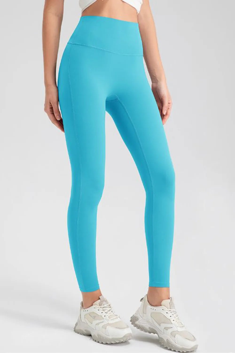 High Waist Skinny Active Pants - MAD RUFFI