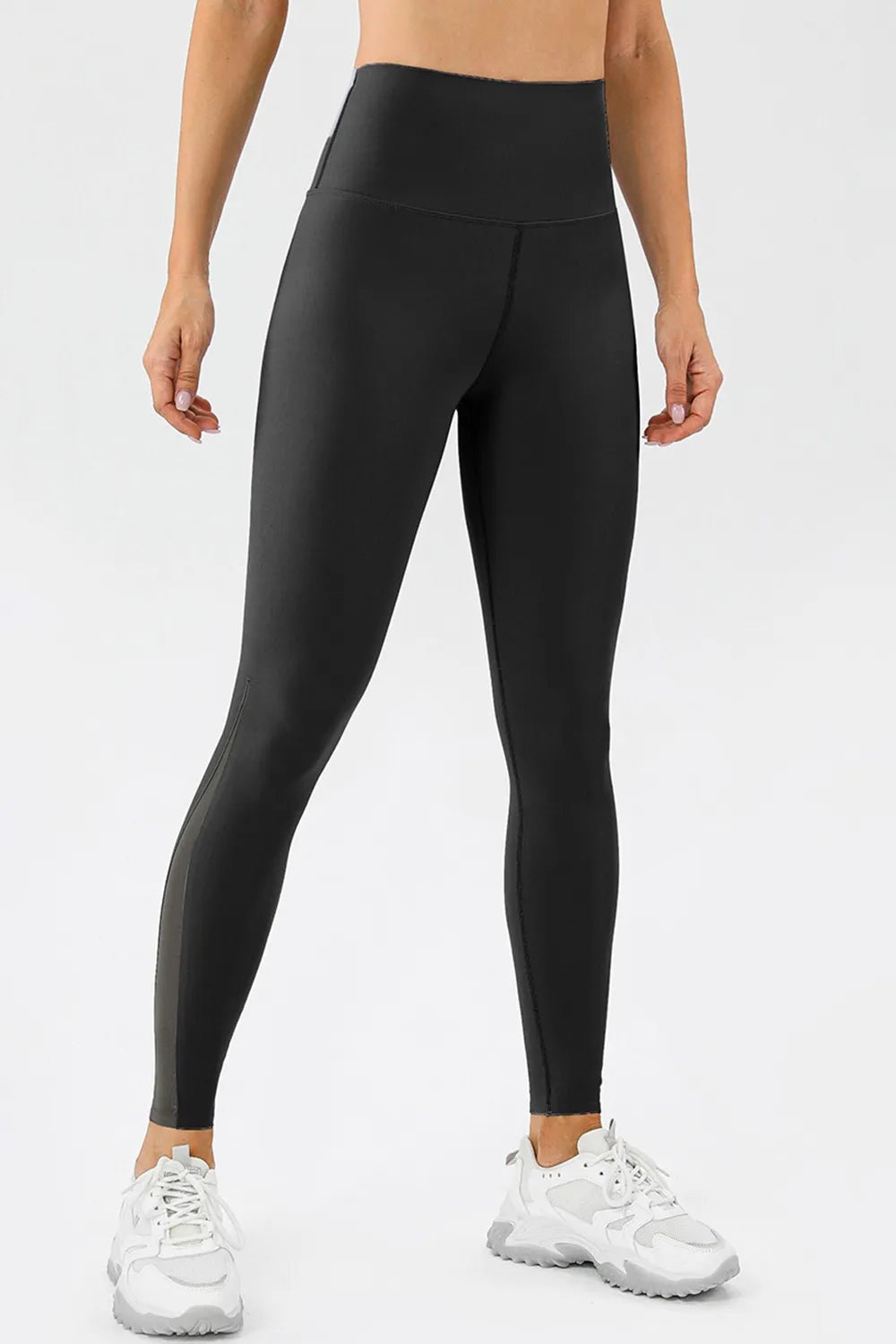 High Waist Skinny Active Pants - MAD RUFFI