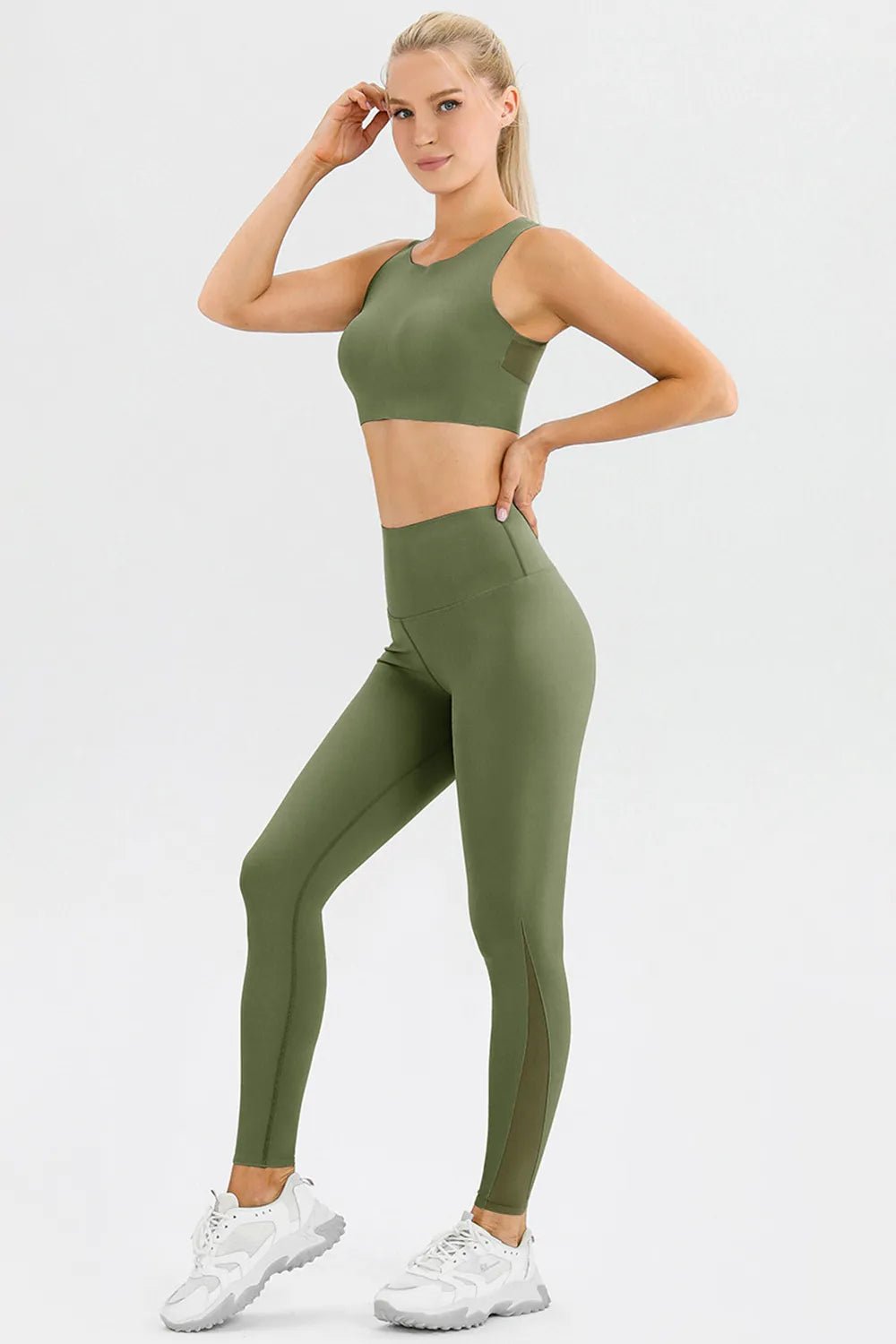 High Waist Skinny Active Pants - MAD RUFFI
