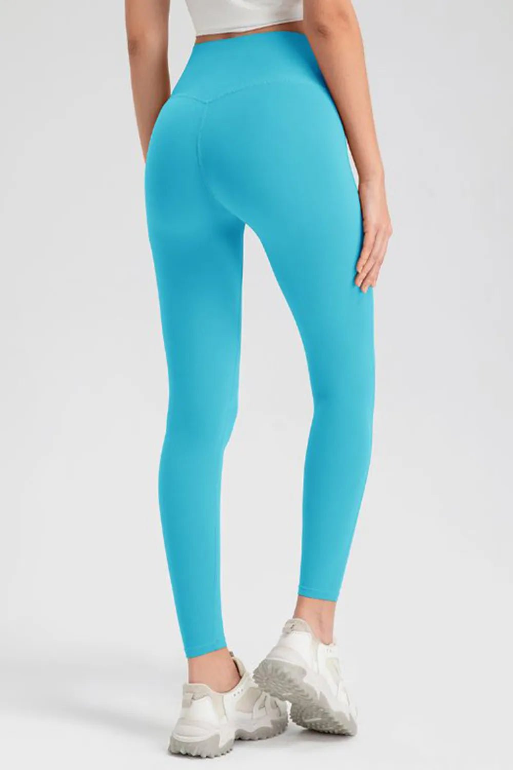 High Waist Skinny Active Pants - MAD RUFFI