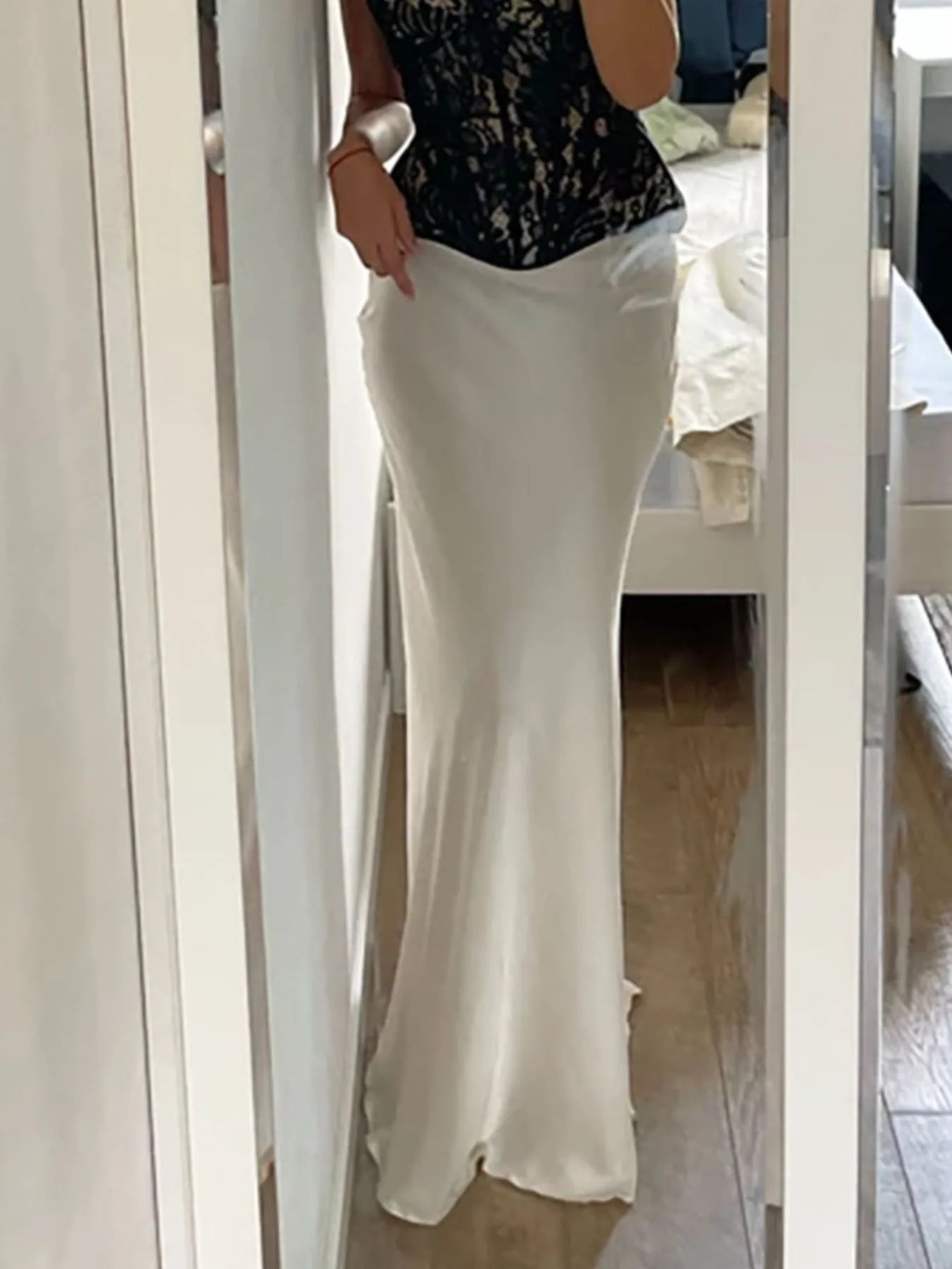 High - Waisted Maxi Skirt - MAD RUFFI