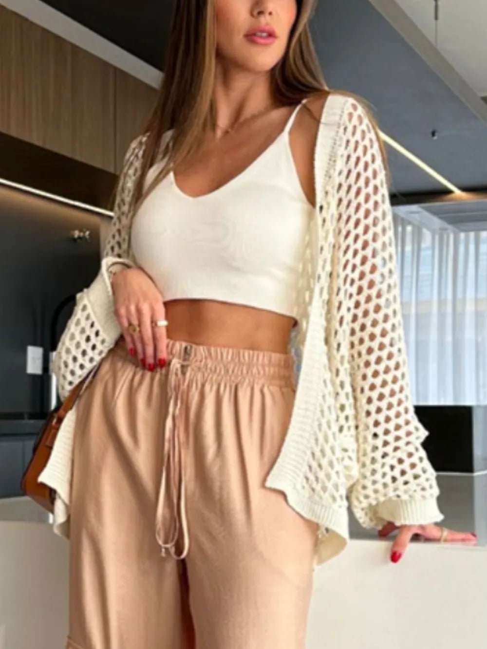 Hollow Out Open Front Cover - Up - MAD RUFFI