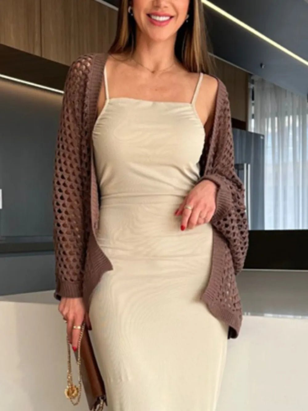 Hollow Out Open Front Cover - Up - MAD RUFFI